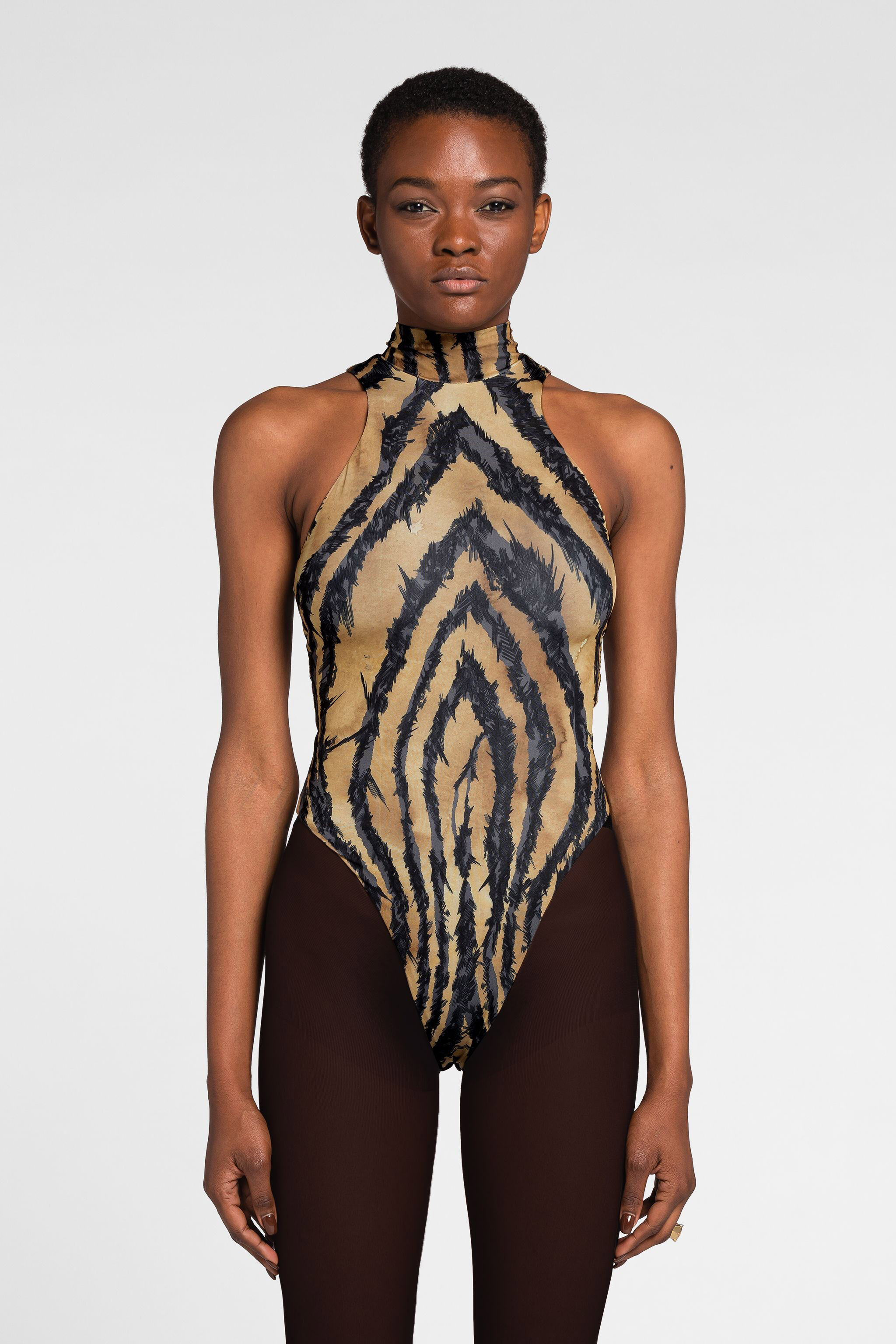 RC Freedom-Print Bodysuit RUM/NUDE NQT600-HVB79