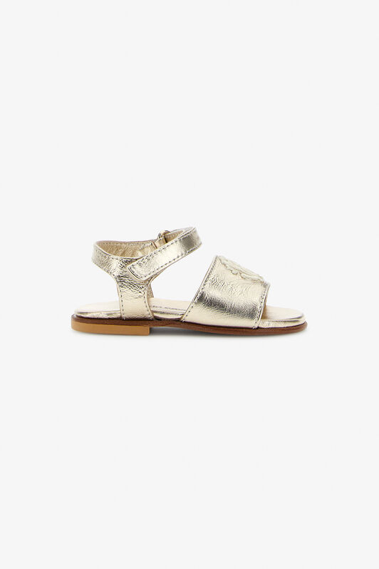 JU RC Logo Sandals JU RC Logo Sandals PLATINUM SJS00C-PZJ02