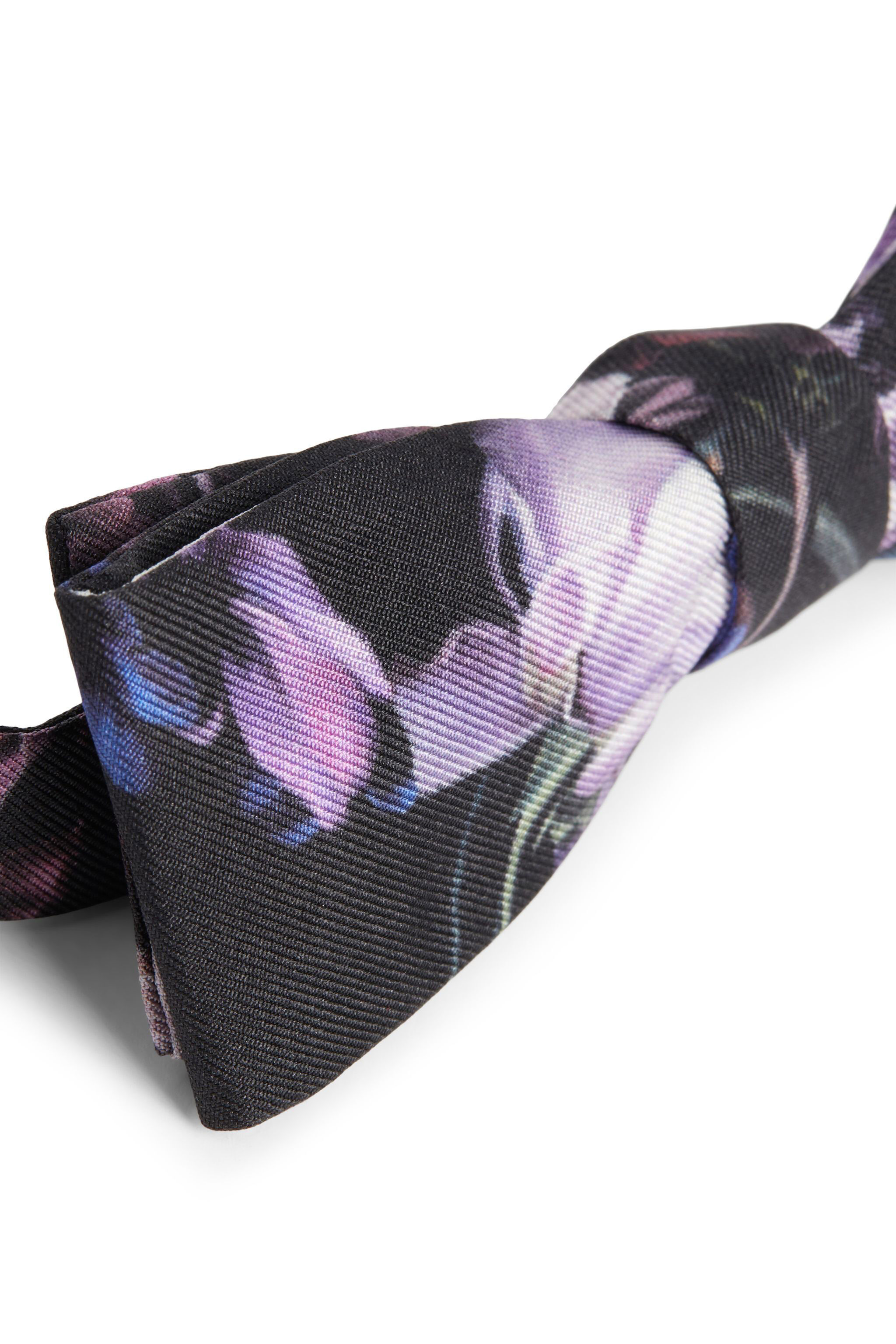 UG Marchito print bow tie MIRTILLO/NERO JYZ02V-SE121