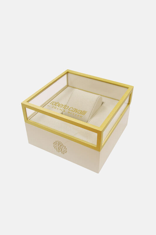 RC Roberto Cavalli by Frank Muller Logo watch Silver/Gold SALG22-IG166