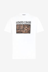 ${brand} T-Shirt Mit Animalierprint Und Logo ${colorDescription} ${masterID}