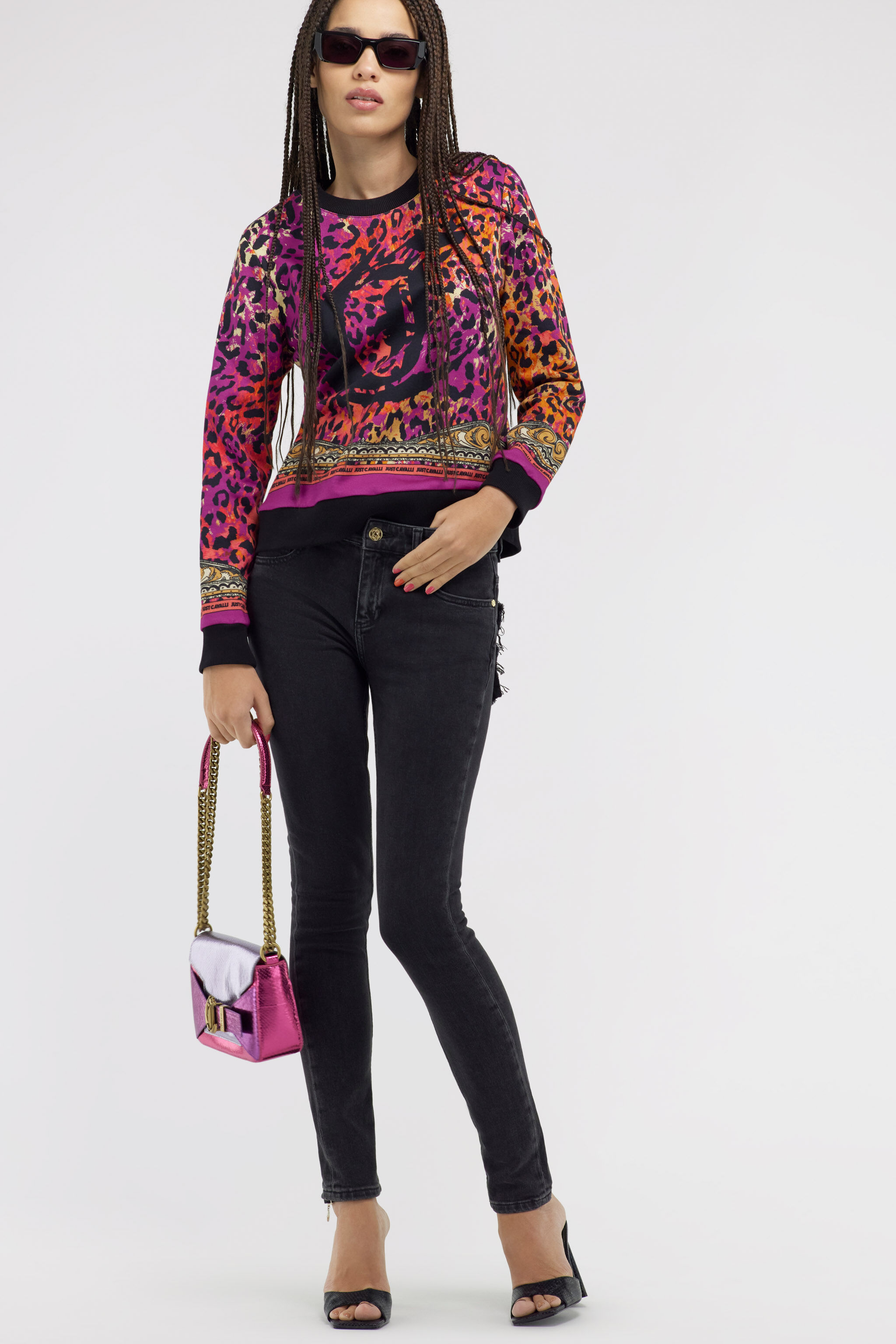 JC Just Cavalli denim Black SFJ007-SF848