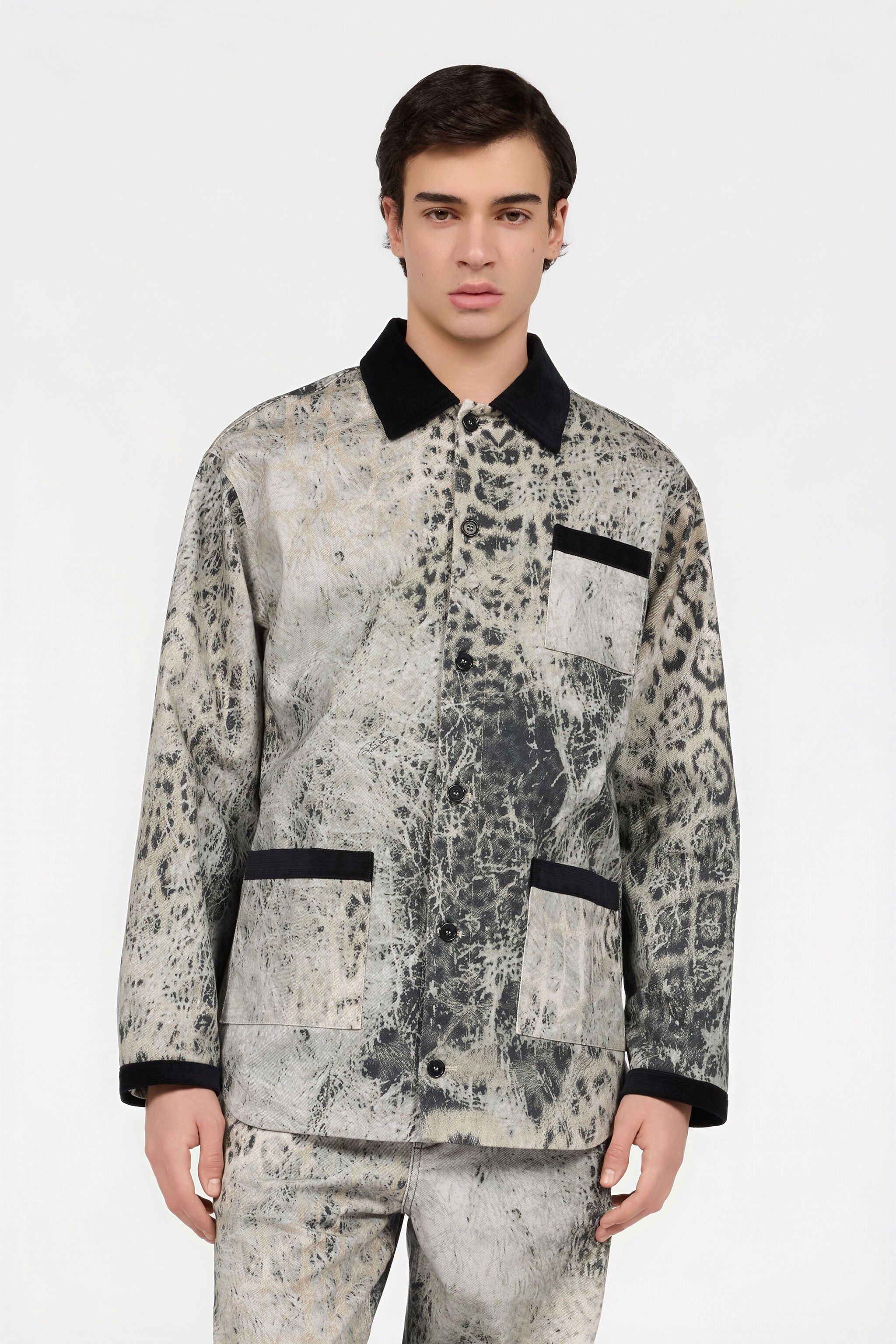 RC Jaguar Print Jacket GREY/BLACK XNT407-EAI31