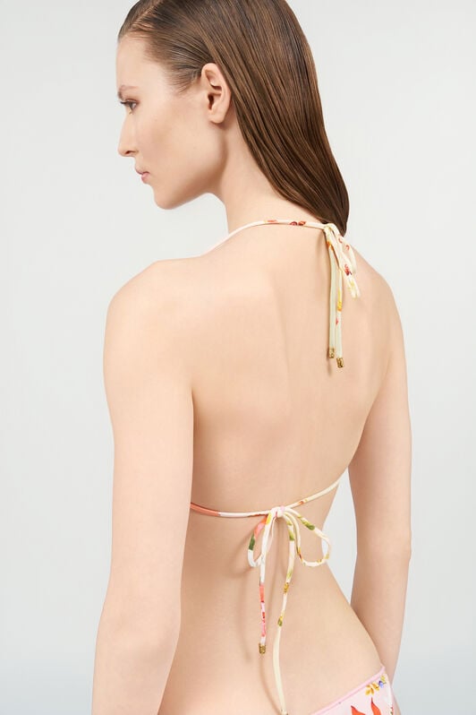 RC Miami Flowers Bas De Bikini Imprimé GREEN/FUCHSIA WQW013-HVR39