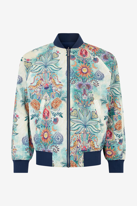 JC Giacca Stampa Tropical Garden NAVY WFT129-WF185