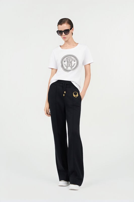 RC T-shirt en Coton Blanc à Logo WHITE QOT60C-JV060