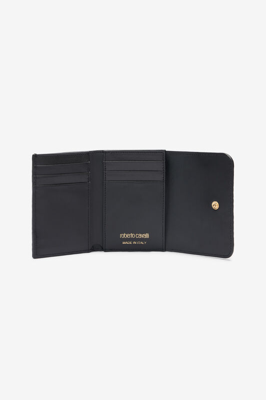 RC Small wallet in printed leather with logo Black/White TKA002-PZ02S