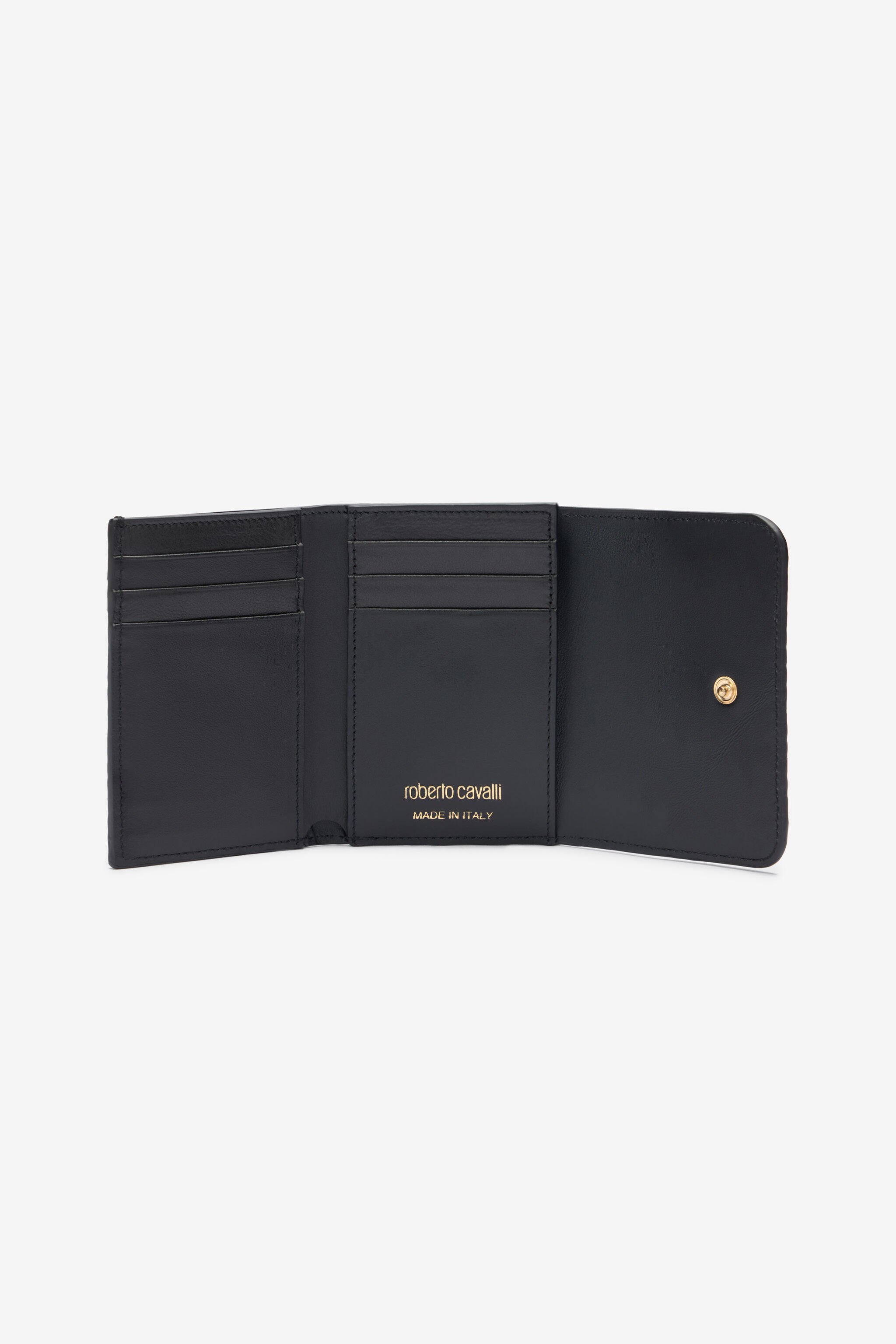 RC Small wallet in printed leather with logo Black/White TKA002-PZ02S