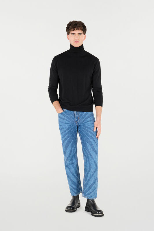 RC Jeans in patterned denim Blue TRJ215-VT001