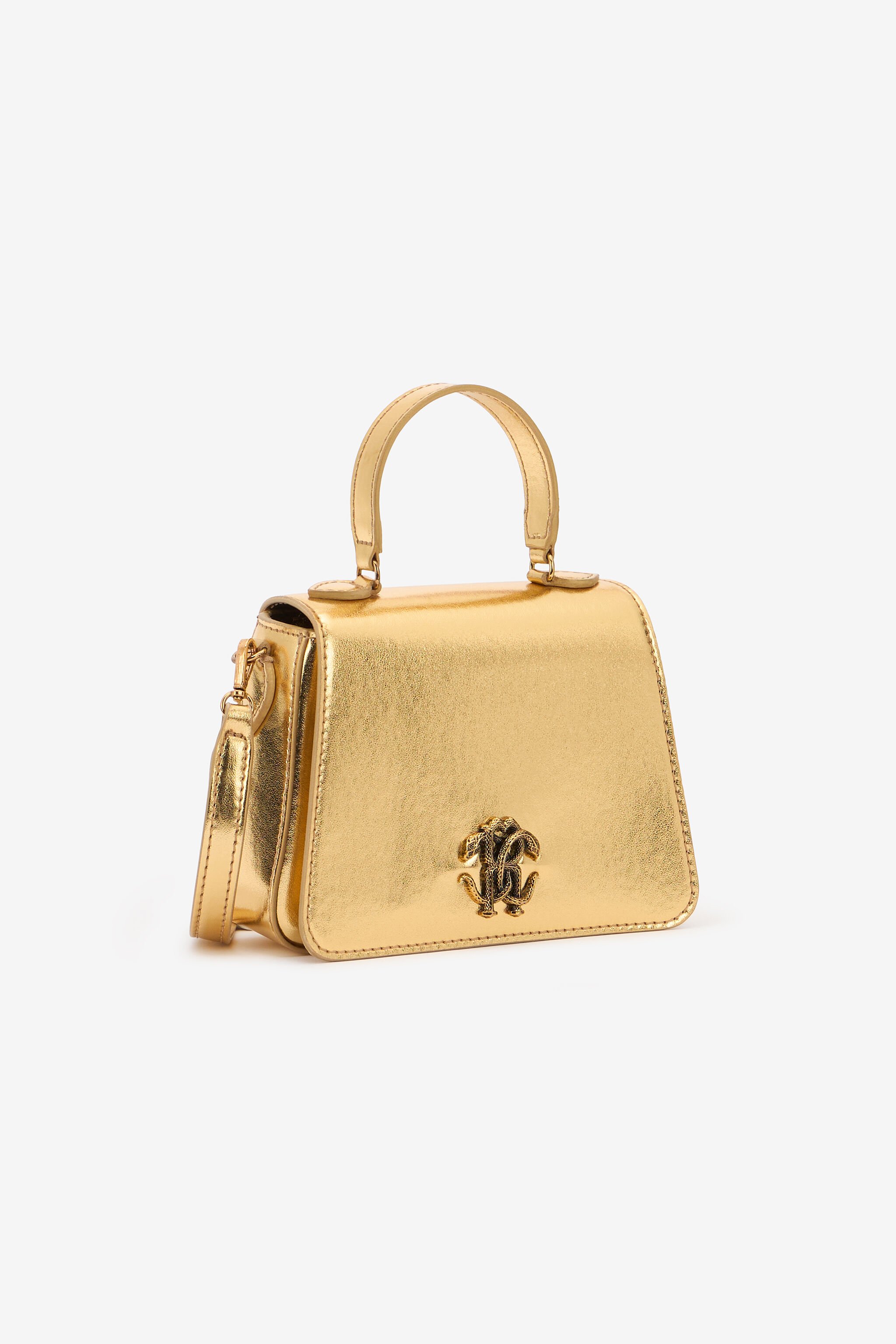JU Mini Bag Mit Monogramm Mirror Snake GOLD UJB00B-ABJ04