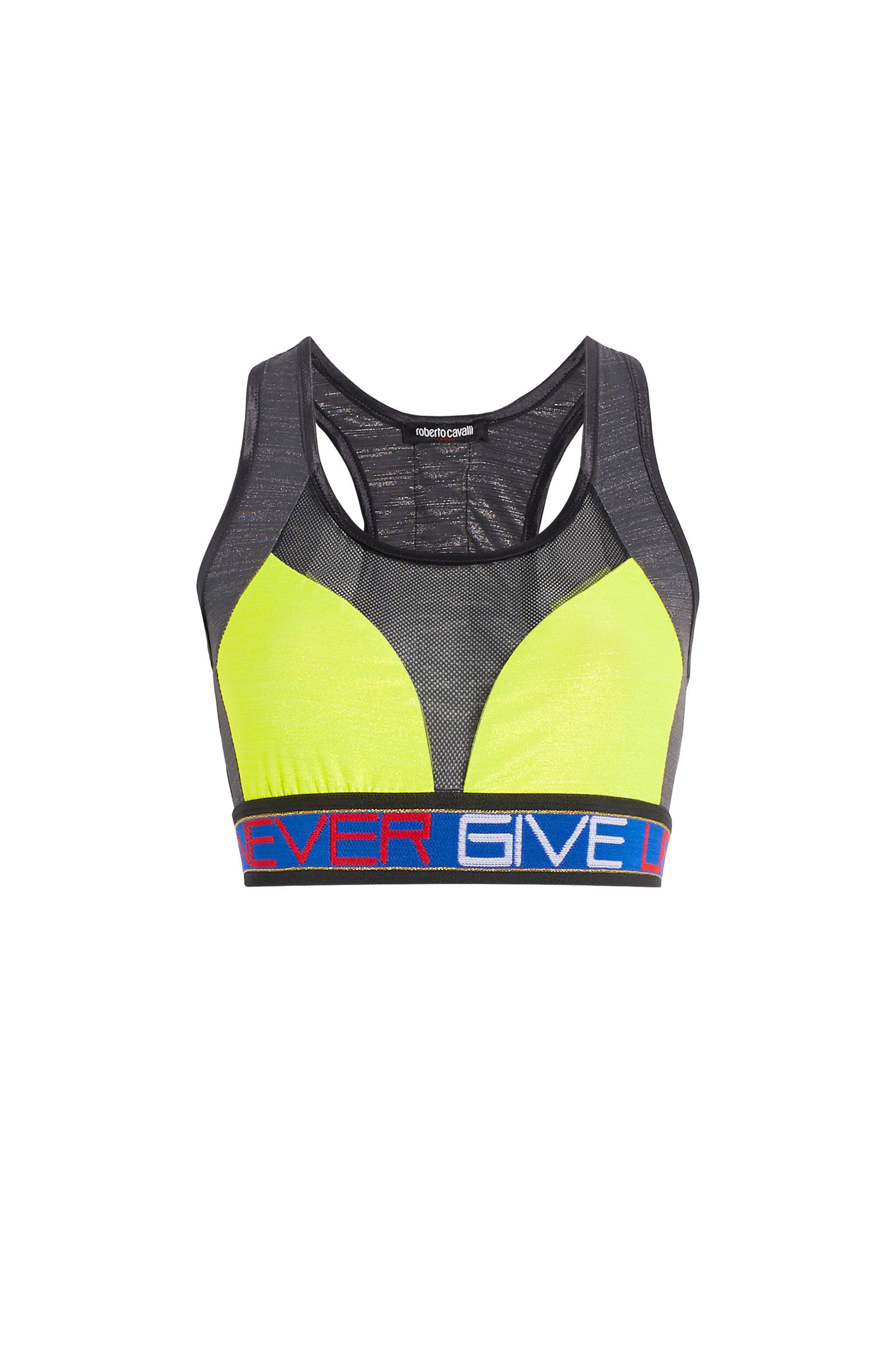 UG Never Give Up mesh crop top LIMEADE IYY02T-LL027