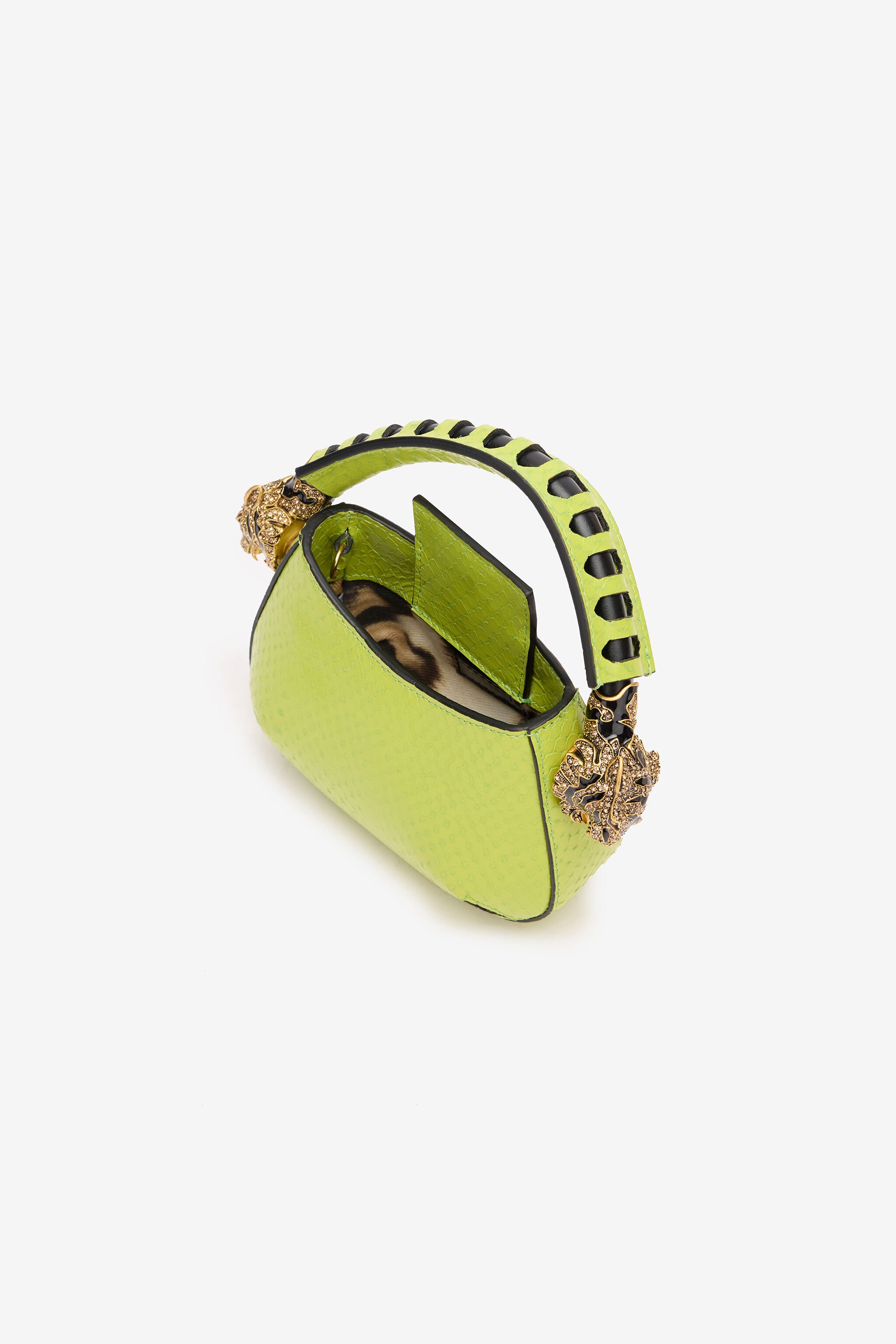 RC Mini Roar Bag con Stampa Serpente Verde chiaro TWB003-PZV98