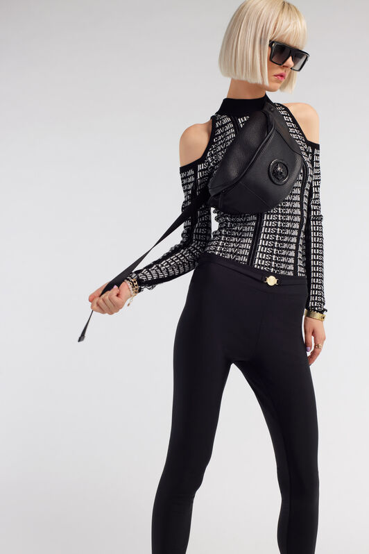 JC Just Cavalli Leggings BLACK RKT831-RK325