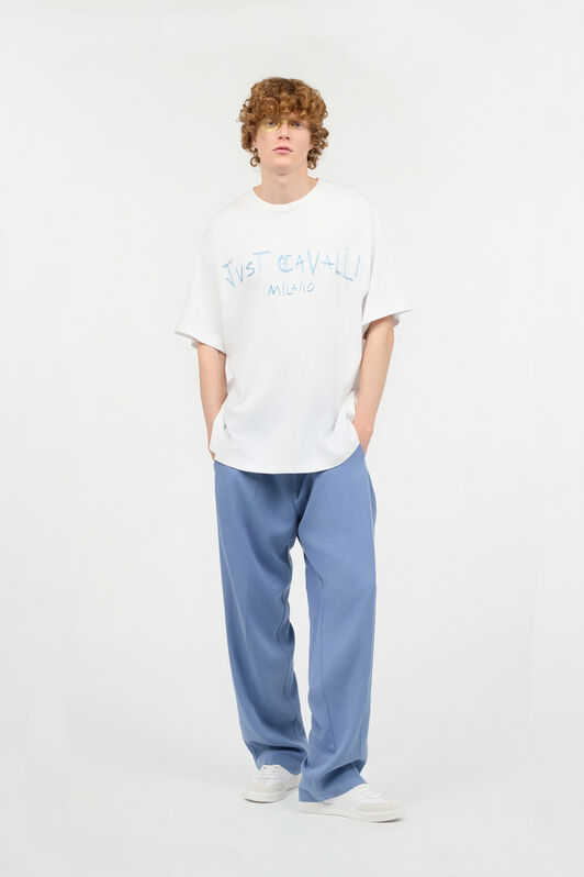 JC Pants With Branded Waistband Blue UFT004-UF018