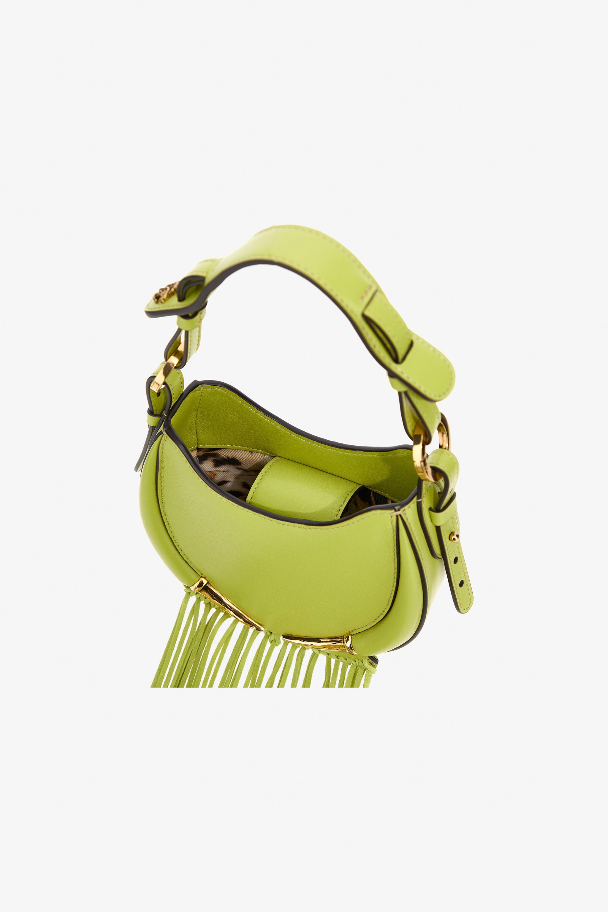 RC Borsa Fang Bag con frange Verde chiaro SWB020-PZ078
