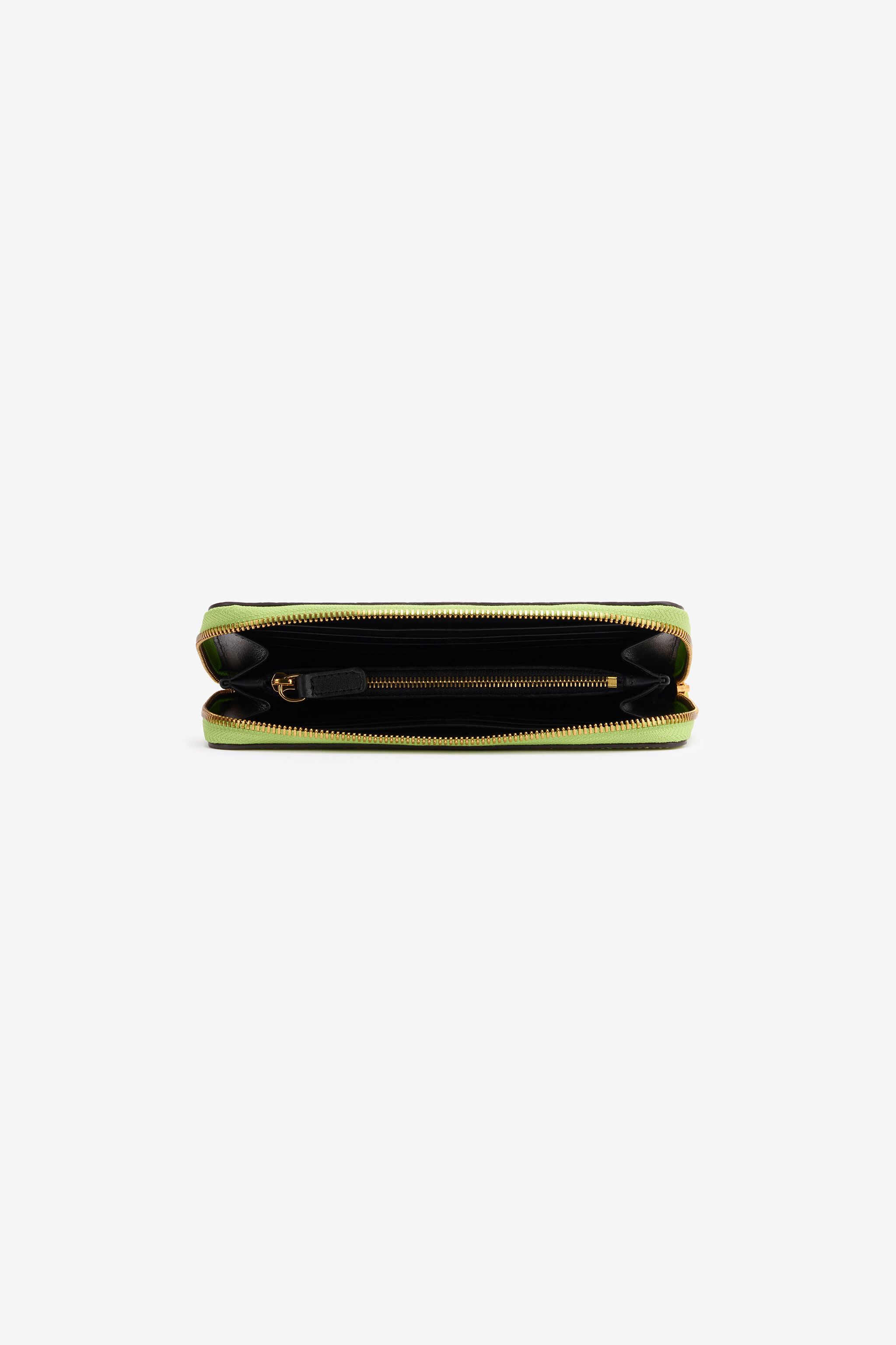 RC Cartera efecto serpiente con logotipo Verde claro TKA006-PZV98