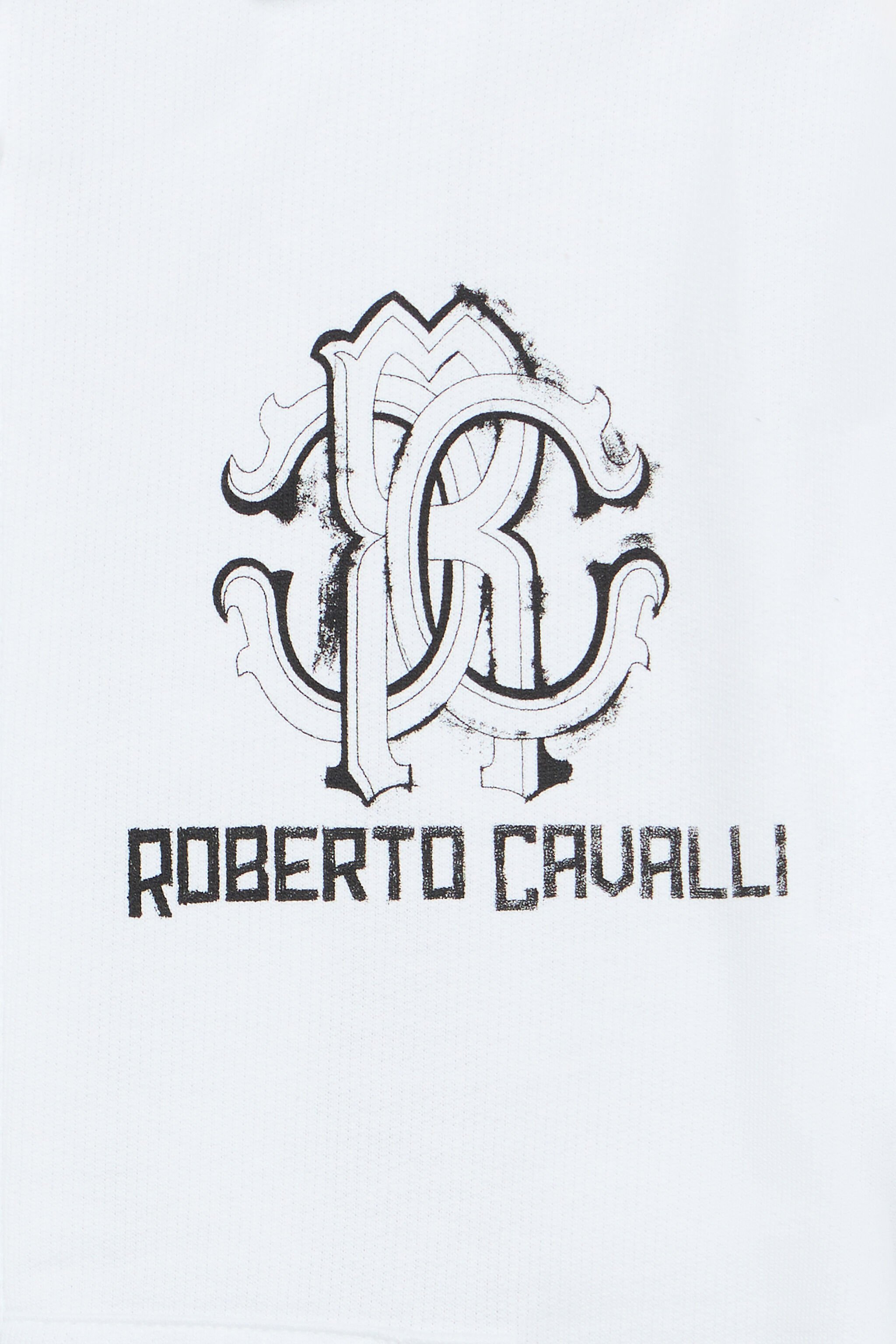JU Sweatshirt Mit Zebraprint Und Logo Weiß UJT68B-CF050