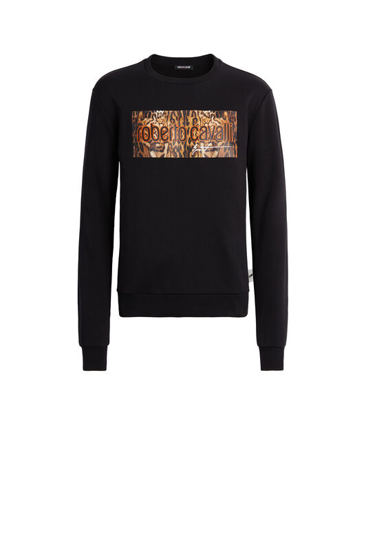 UG Logo-Print Sweatshirt BLACK LYX11F-CF114