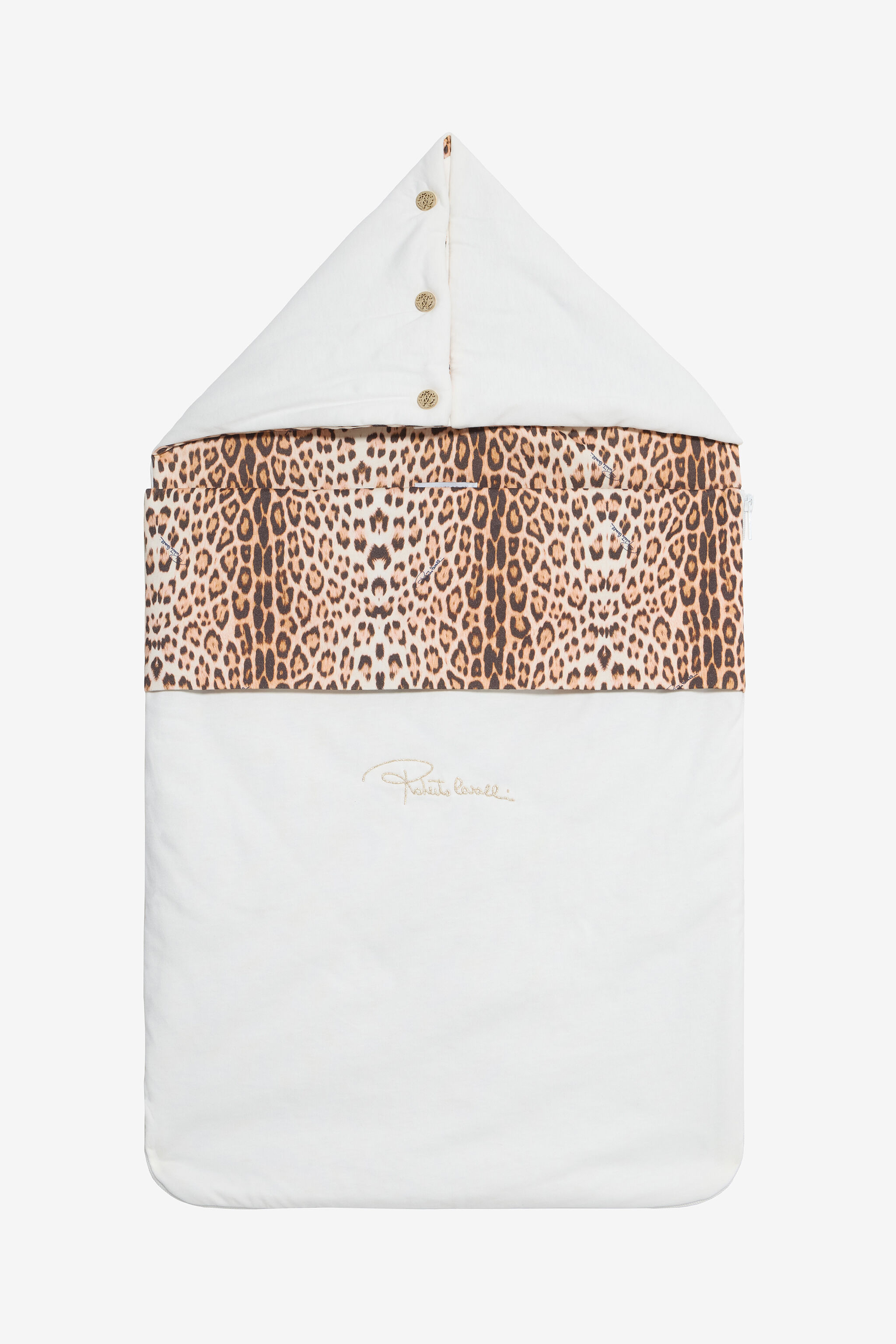JU Milk White and Jaguar Skin Sleeping Bag MILKY WHITE VJT801-JD001