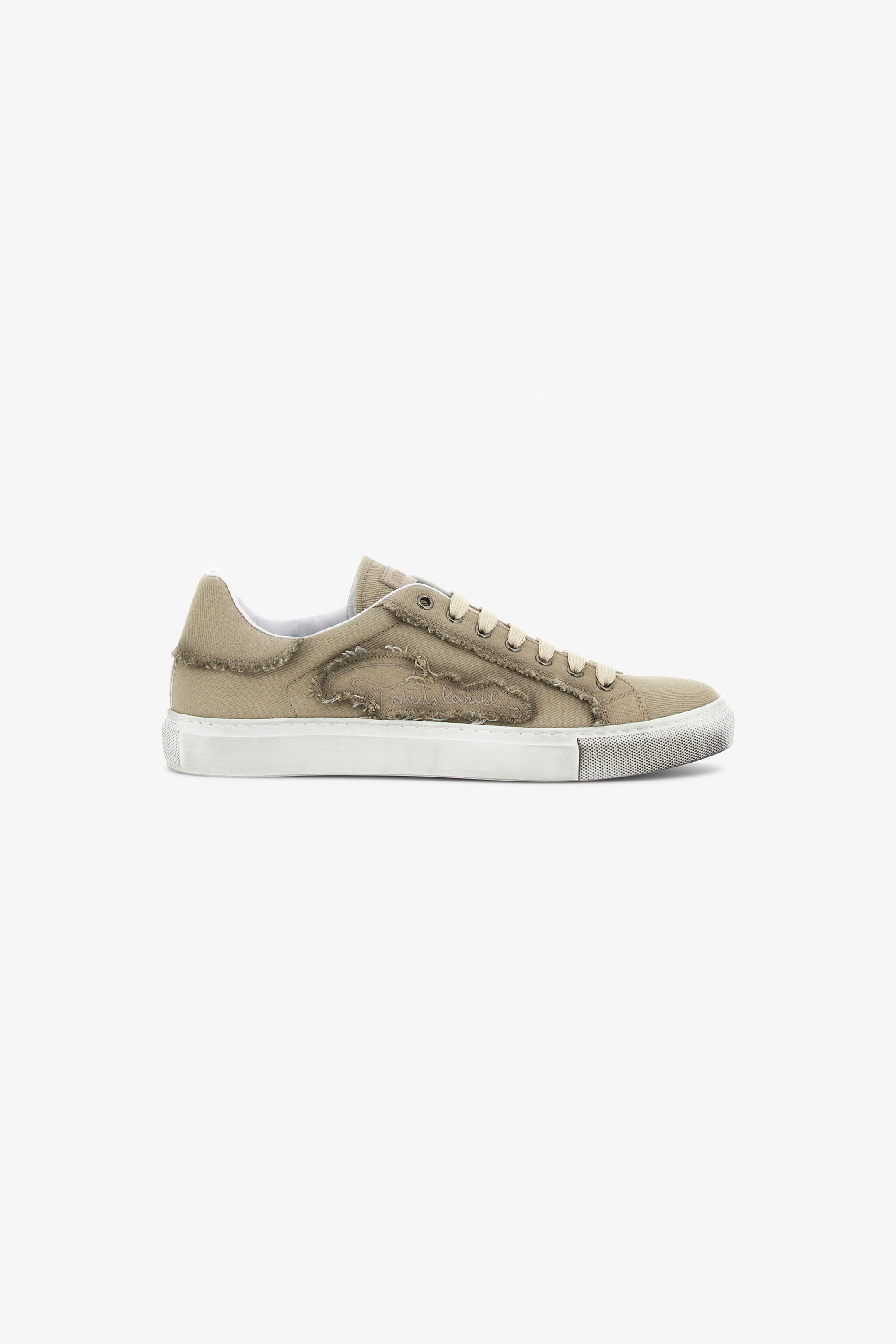 RC Sneakers with snake detail Brown SRS038-PZ19A