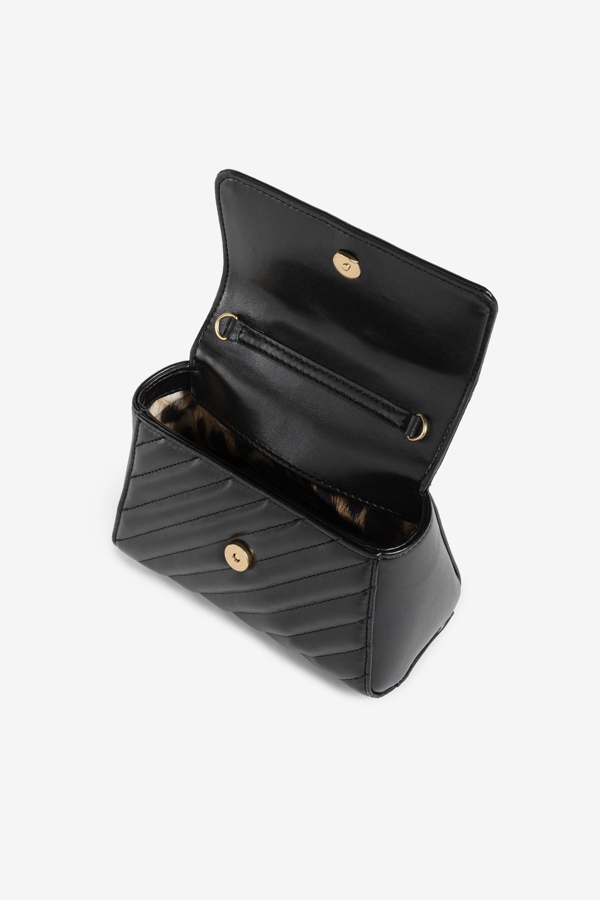 JU Mirror Snake Shoulder Bag NERO 191101 PJB022-AB076
