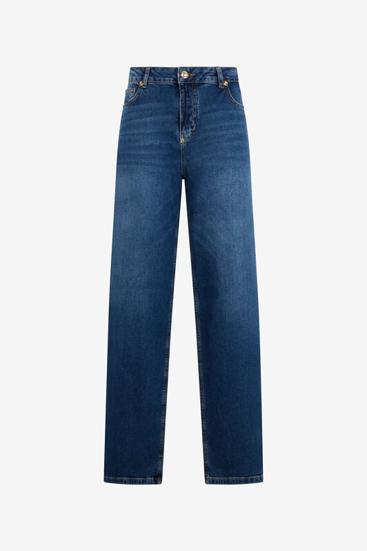 RC Blue Jeans Trousers with Monogram RC DARK BLUE QOJ207-DLO08