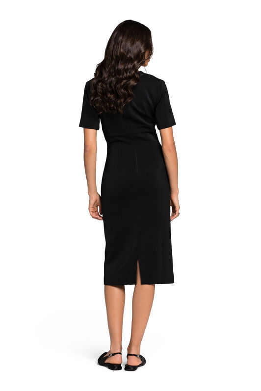 RC V-Neck Dress Nero KOT10A-KZ001