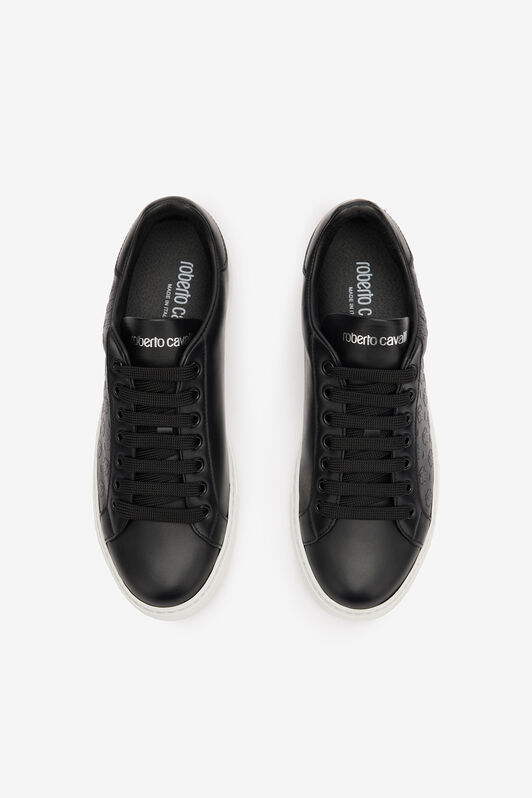 RC Sneakers Con Monogram RC All Over BLACK/SILVER POS01C-PZ085