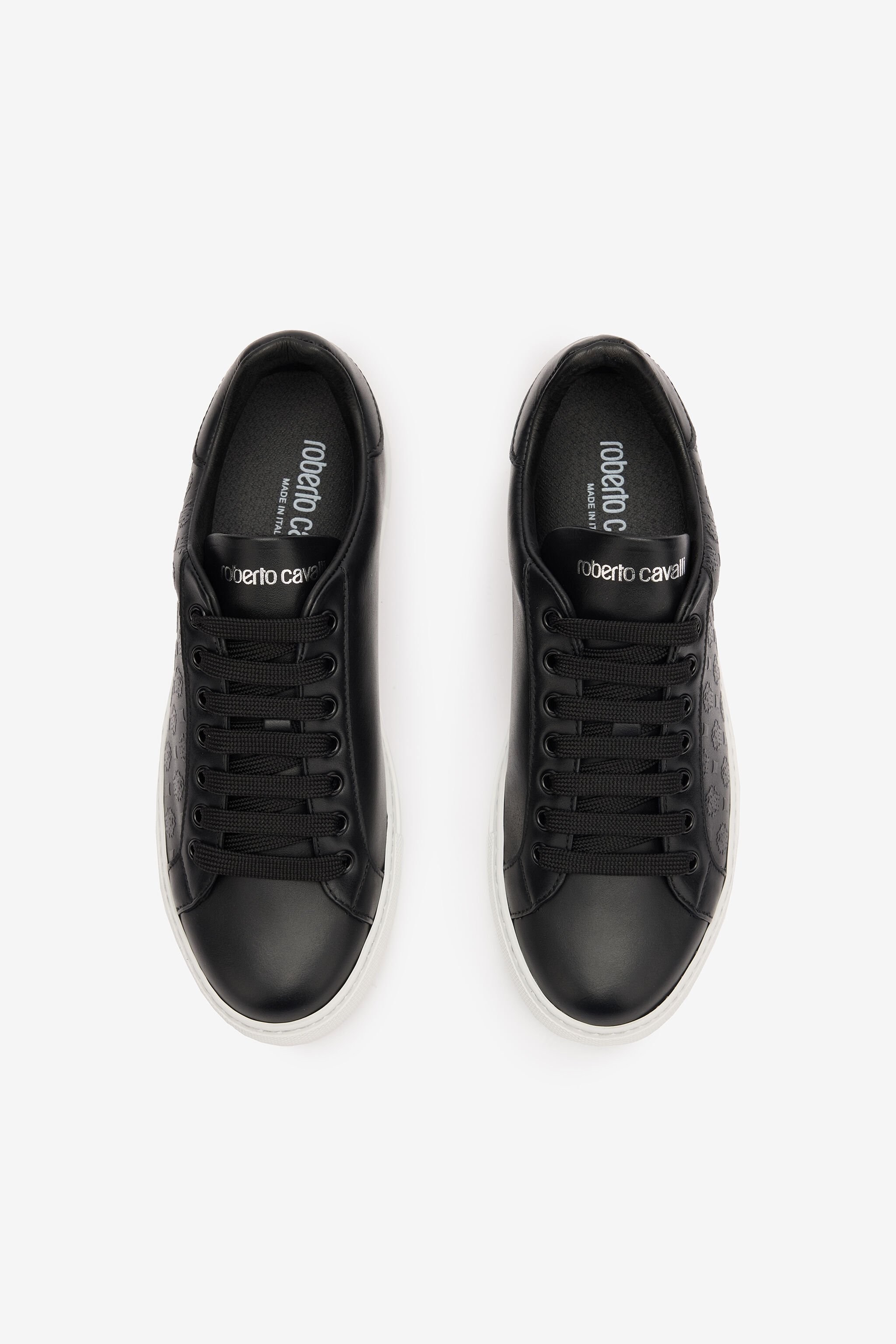 RC Sneakers Con Monogram RC All Over BLACK/SILVER POS01C-PZ085