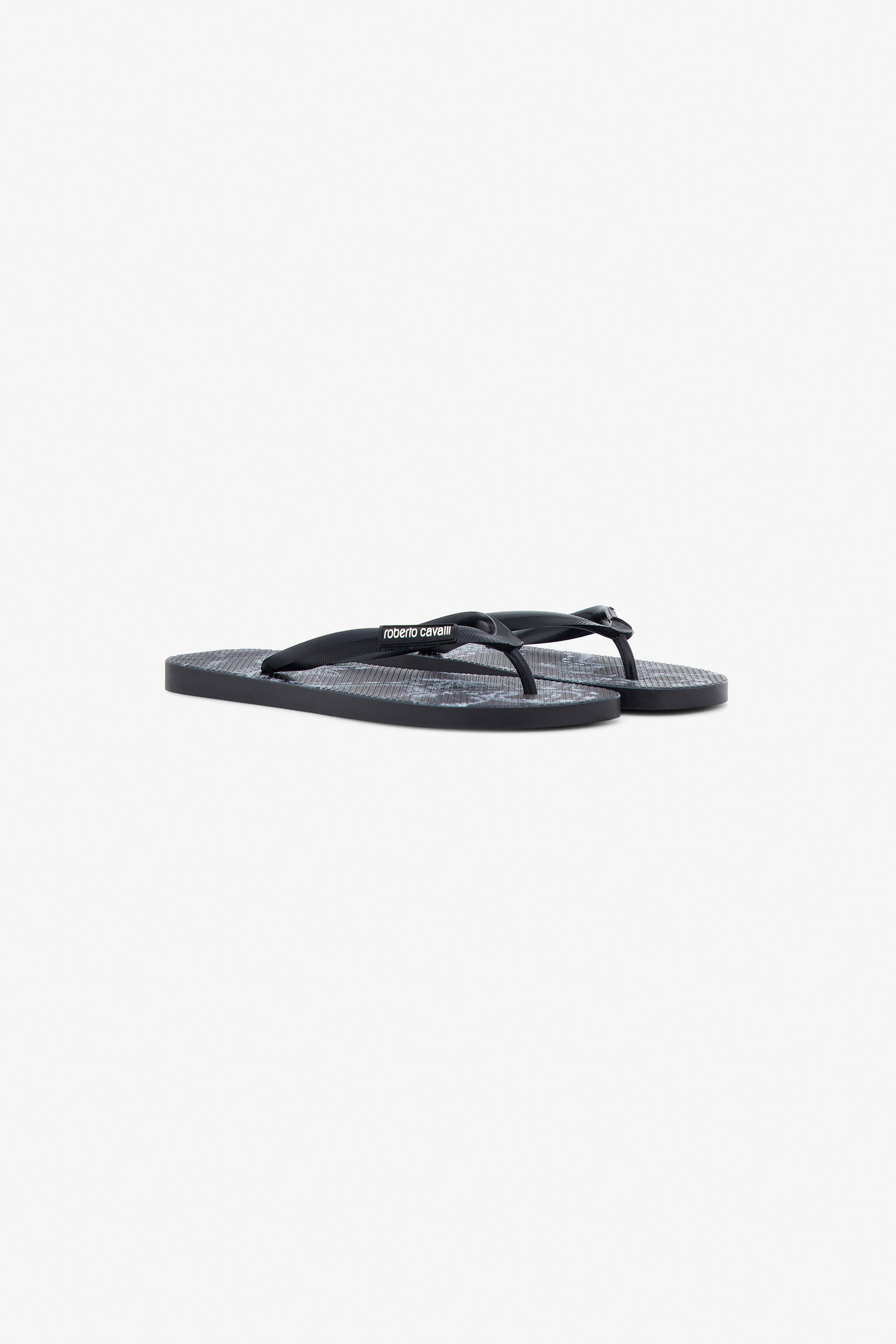 RC Infradito con Logo Nero SRS062-ABL64