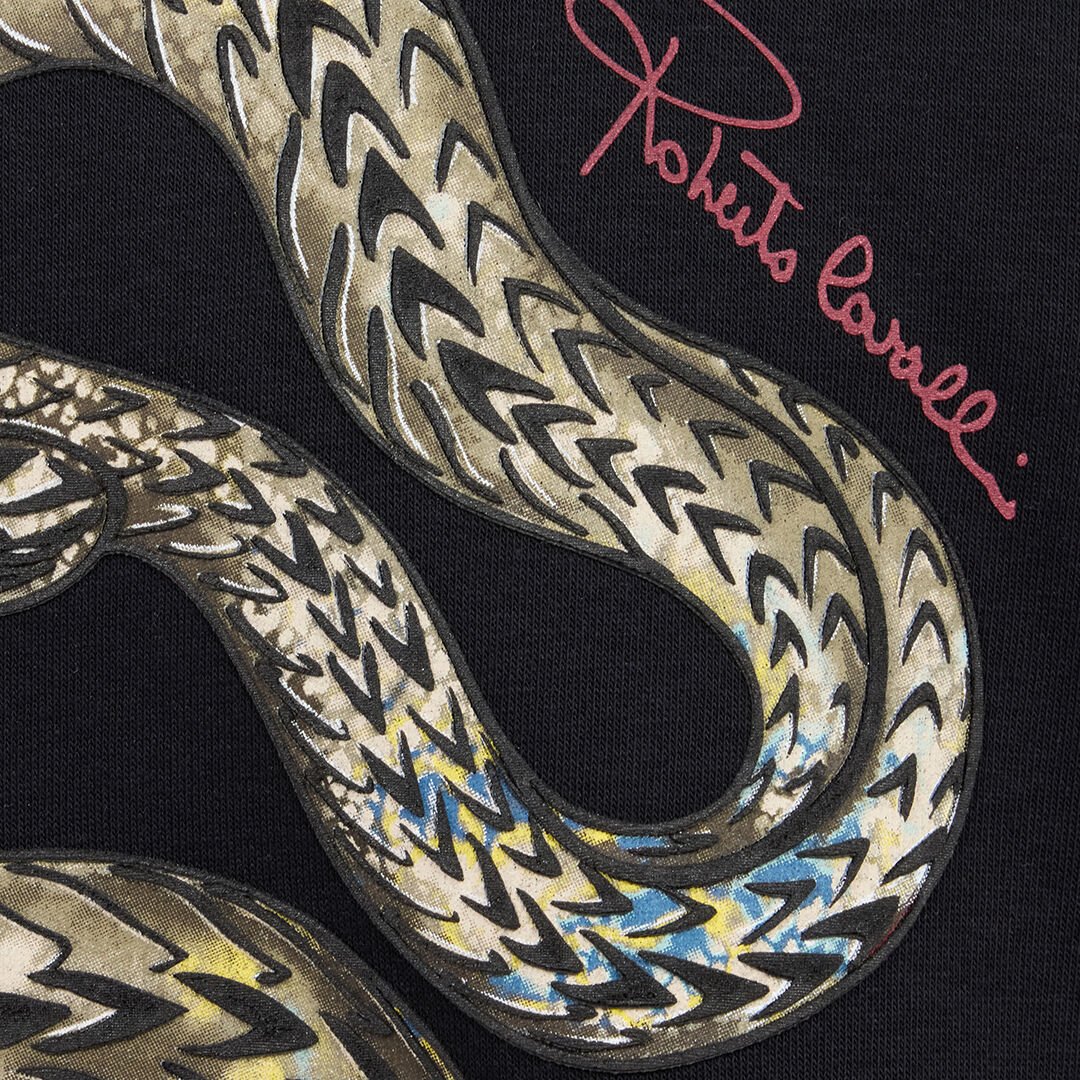 RC Felpa Stampa Viper Tattoo RC Felpa Stampa Viper Tattoo BLACK ROT66B-CF059