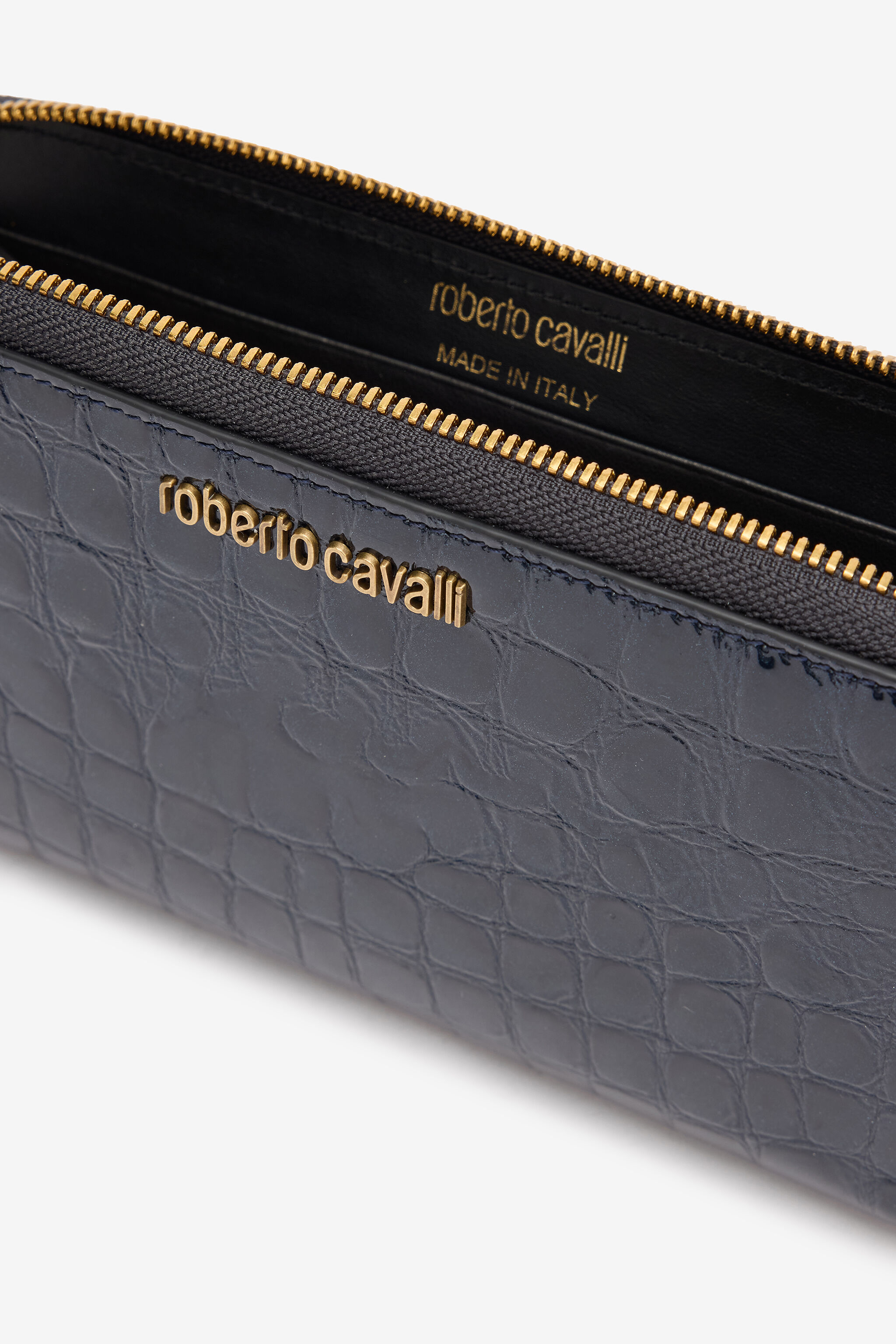 RC Cartera efecto escamas de cocodrilo Azul oscuro TKA006-PZE01
