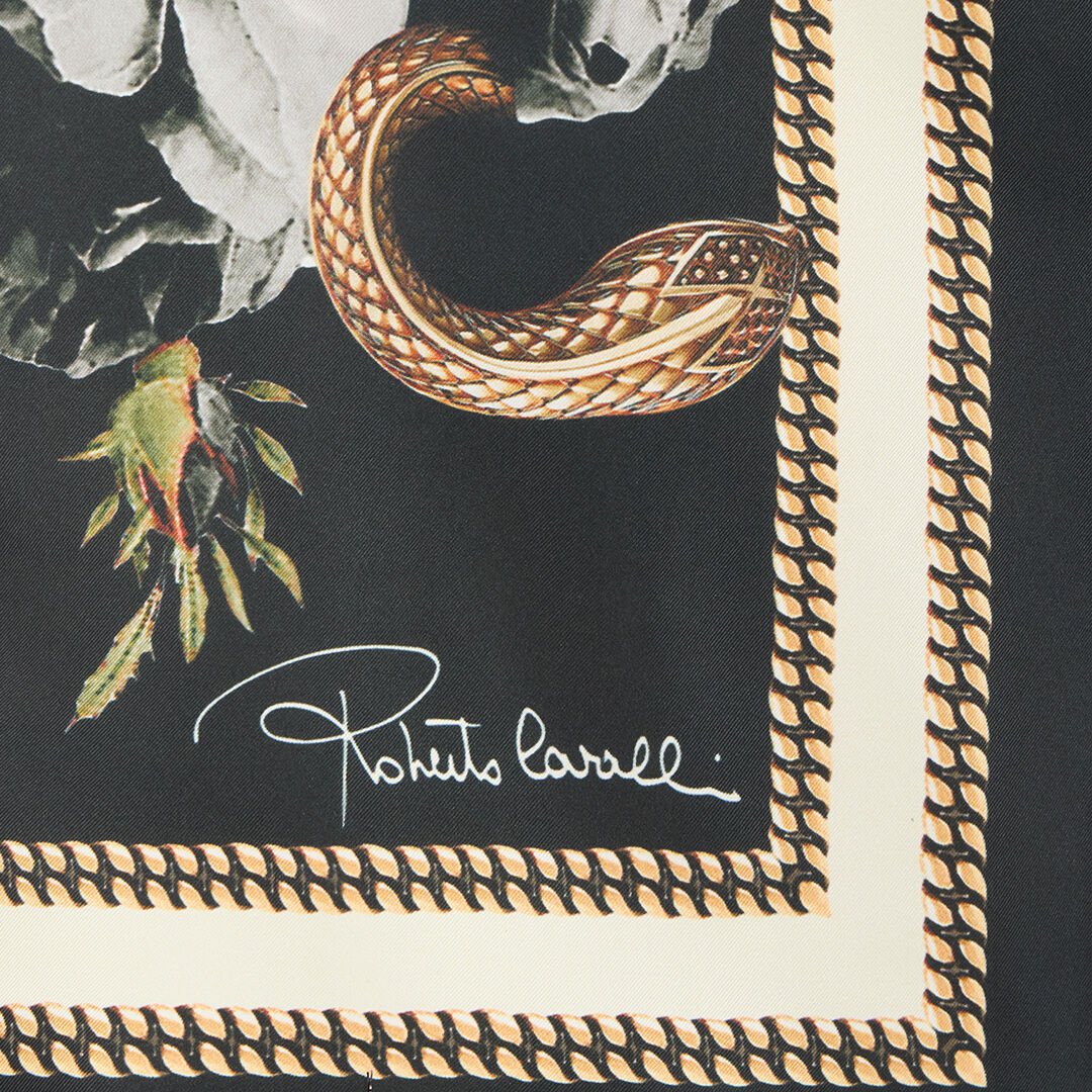 RC Chemise Longue À Imprimé Zèbre Et Serpents Noir UKT160-4QN82