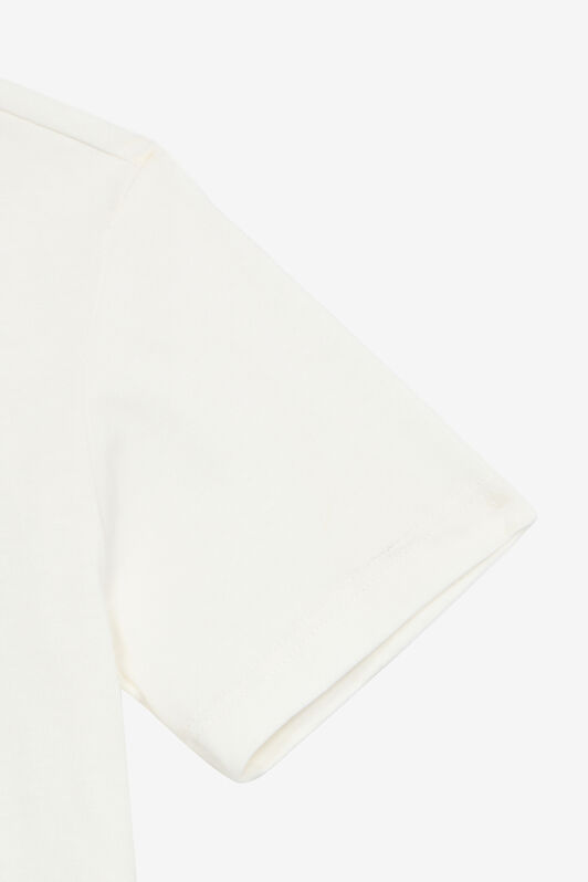 JU T-Shirt Avec Écusson Animalier Et Monogramme RC Blanc UJT60H-JD001