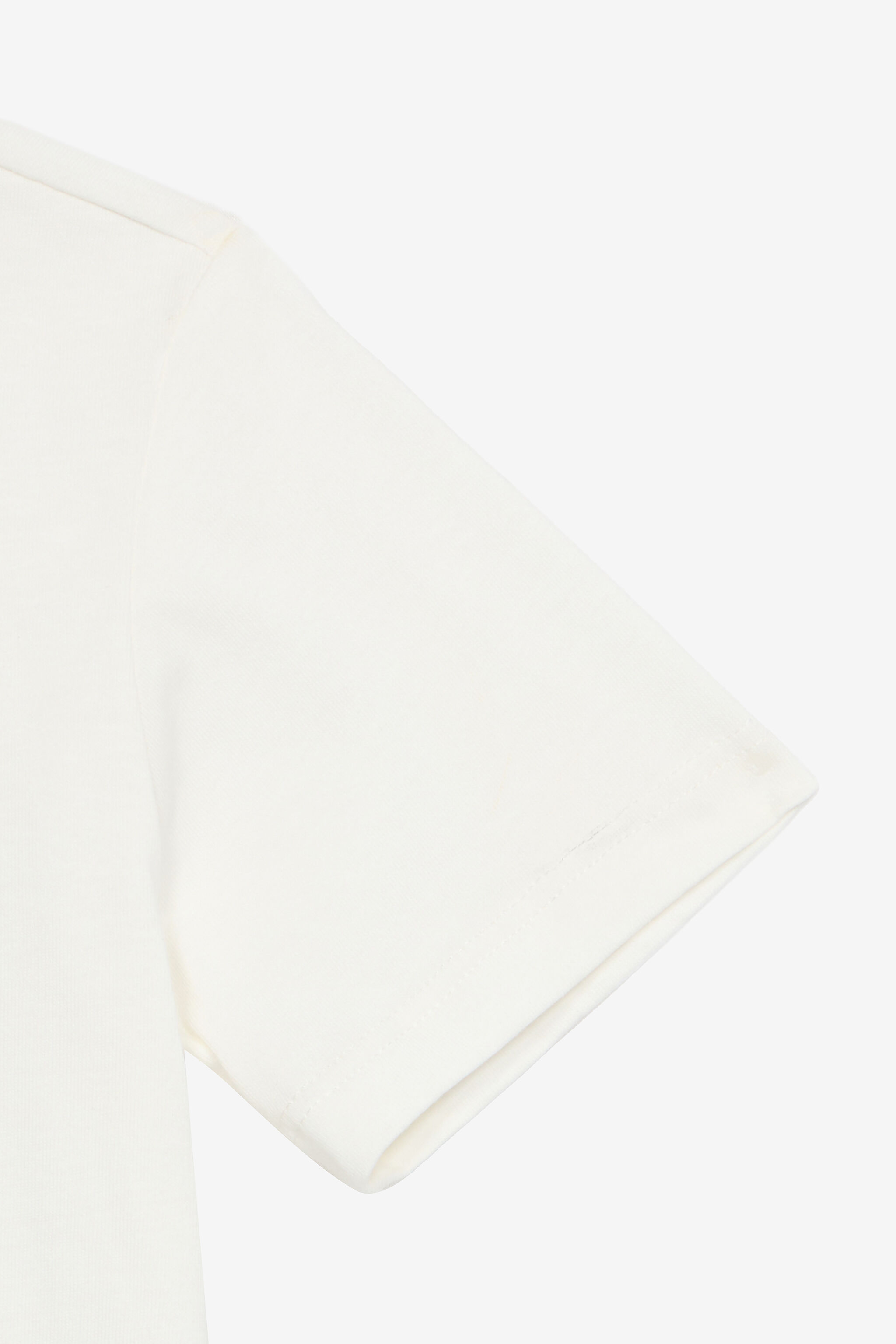 JU T-Shirt Avec Écusson Animalier Et Monogramme RC Blanc UJT60H-JD001
