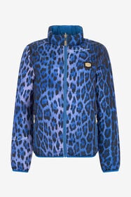 CL Bomber en imprimé Léopard Leo Natural Blue/Blu RXT40A-SB001