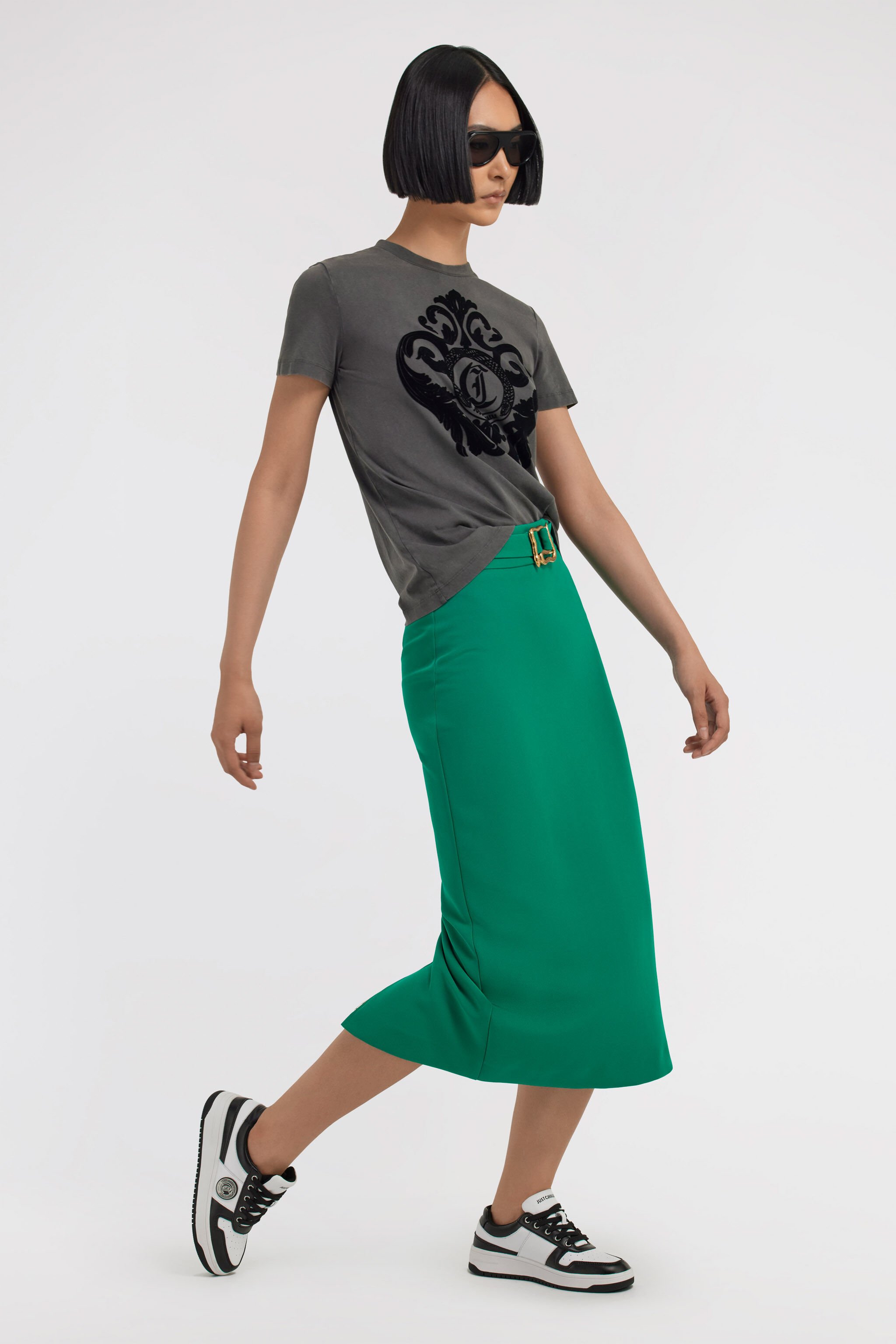 JC Just Cavalli Skirt Grün TFT093-TF139