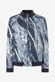 ${brand} Felpa Con Zip E Stampa Rubane ${colorDescription} ${masterID}