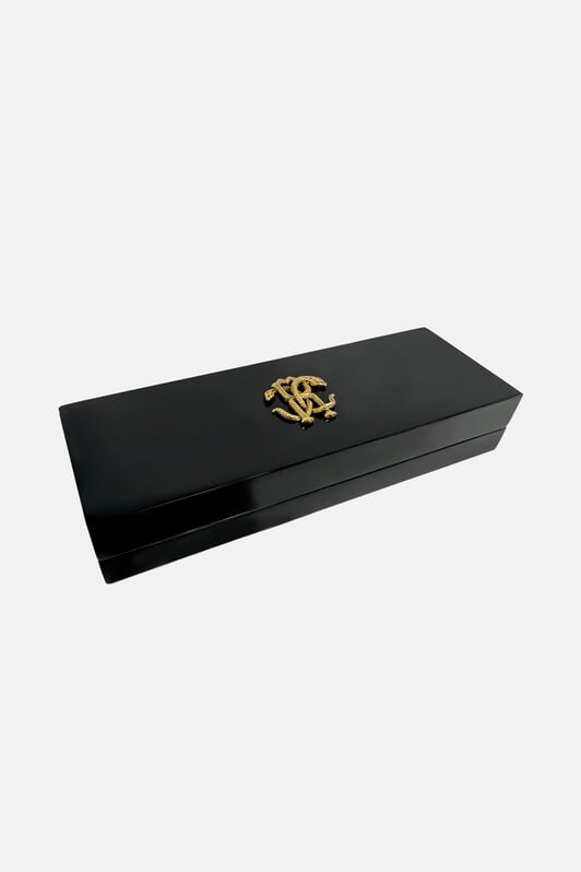 RC Penna a sfera Roberto Cavalli, color argento, laccato nero RC Penna a sfera Roberto Cavalli, color argento, laccato nero SILVER BLACK UALT06-IT534