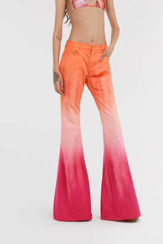 RC Flared denim Fuchsia SWJ205-DAM12
