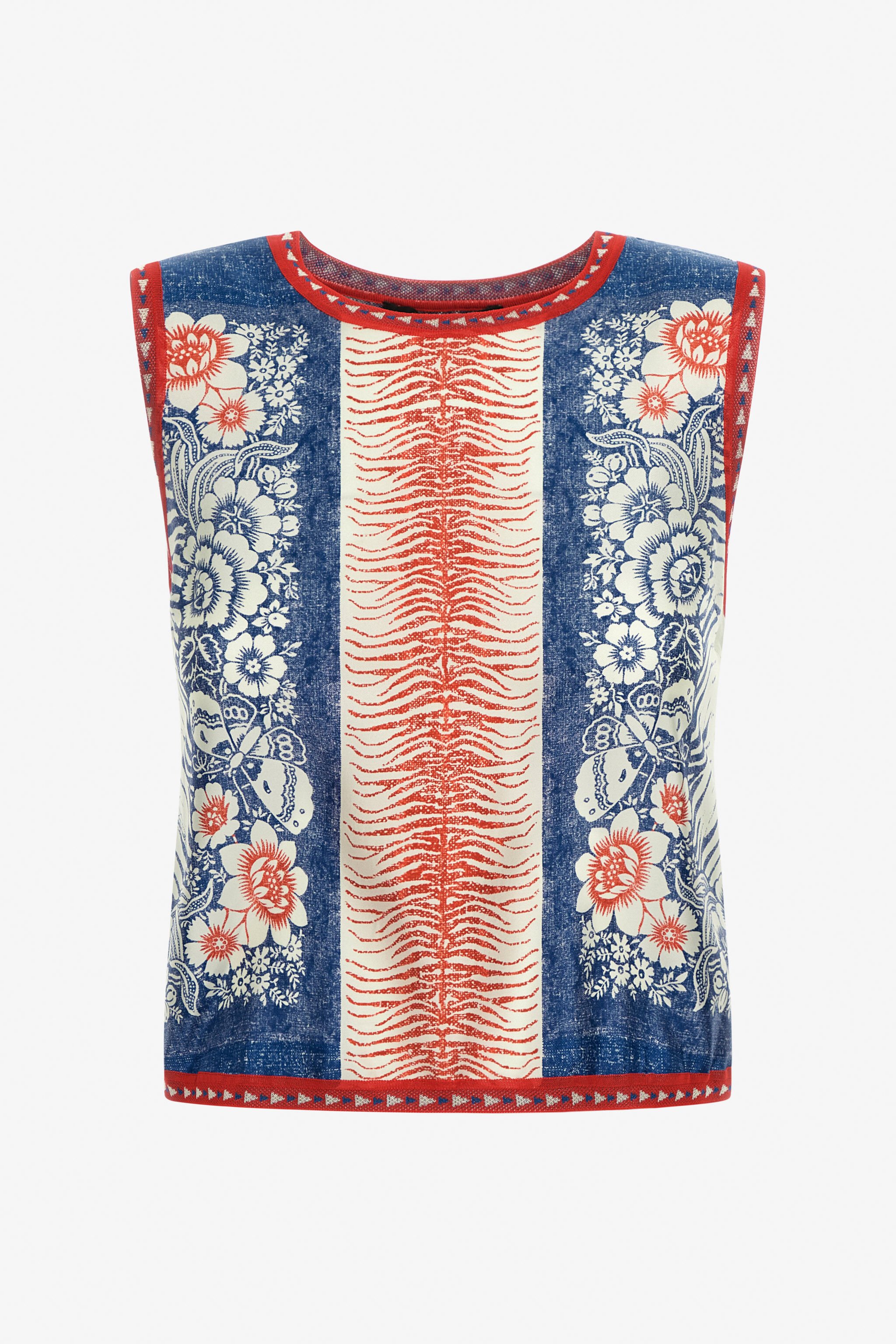 RC Bandana Print Top Blue TKM604-MI010