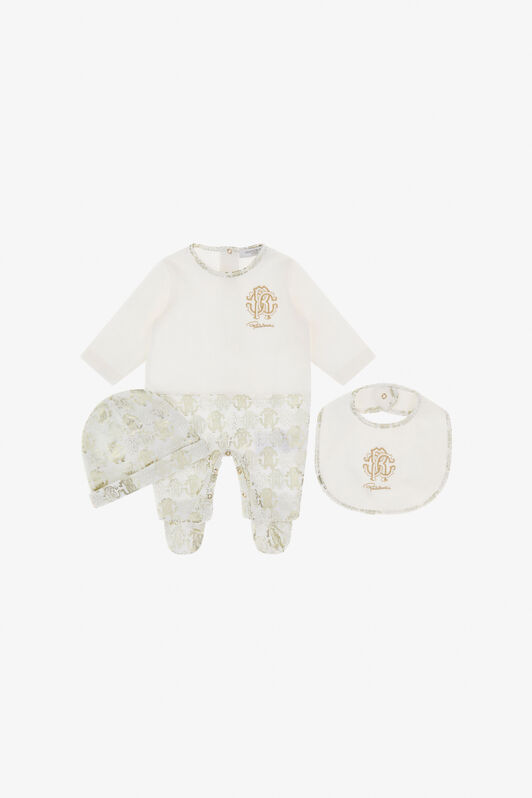 JU Completo con Monogram RC Bianco TJT822-JD001