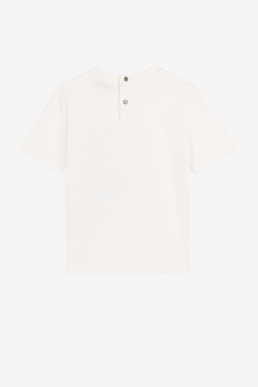 JU Logo And Wildlife-Print T-Shirt White PJT694-JV025