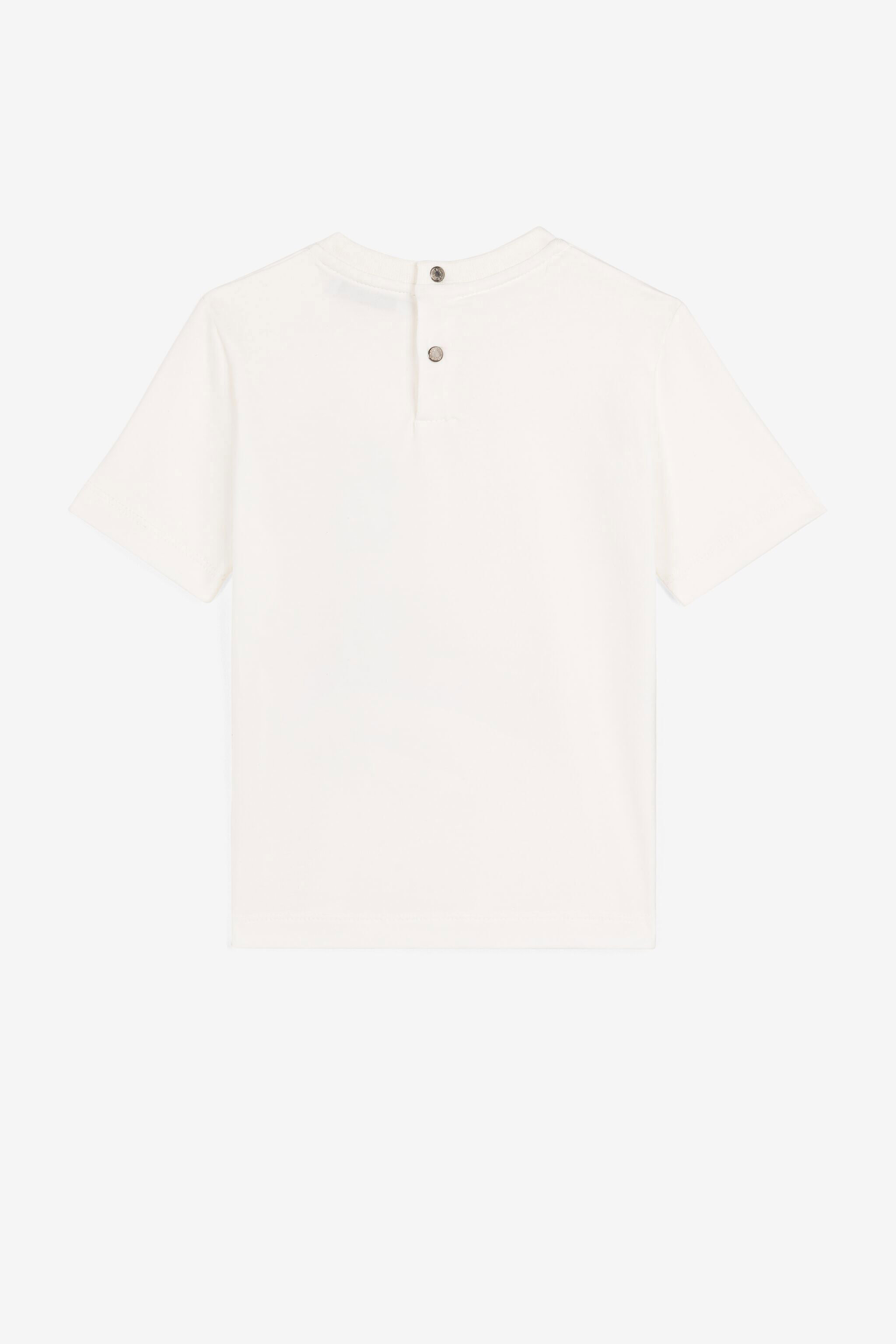 JU Logo And Wildlife-Print T-Shirt White PJT694-JV025