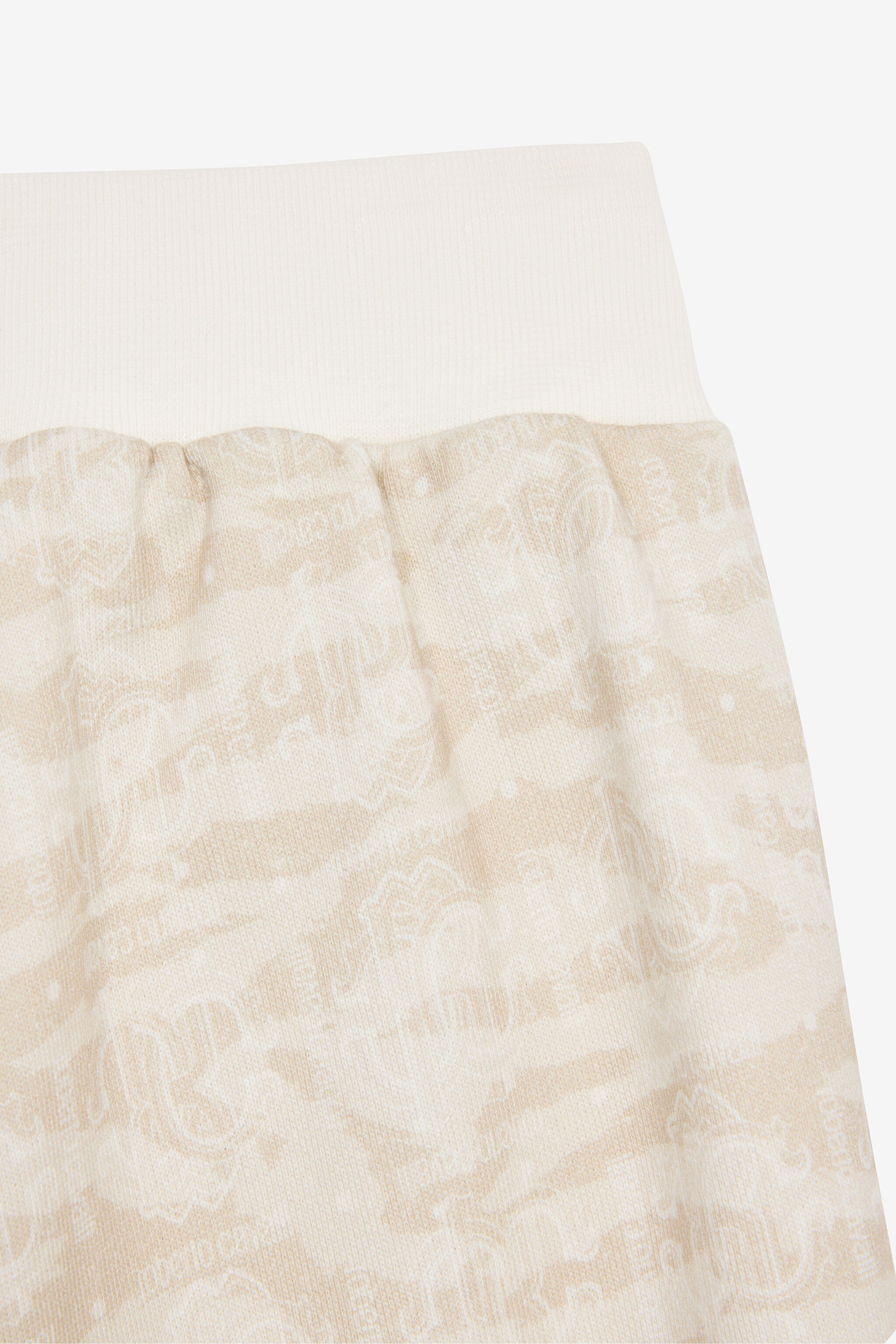 JU Sport Pants With Tiger Skin Print Ivory UJT20F-5OO44