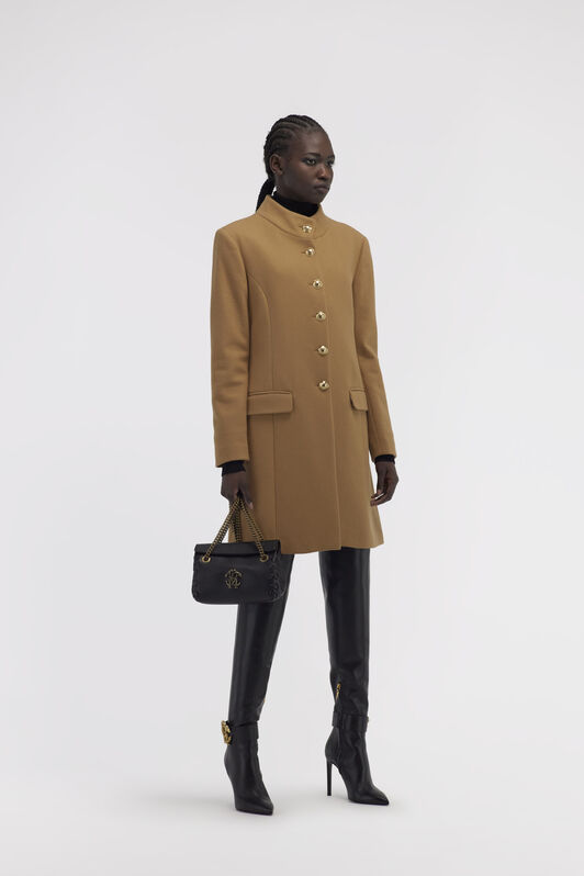 RC Single-Breasted Coat Light Brown JST40N-MQO38