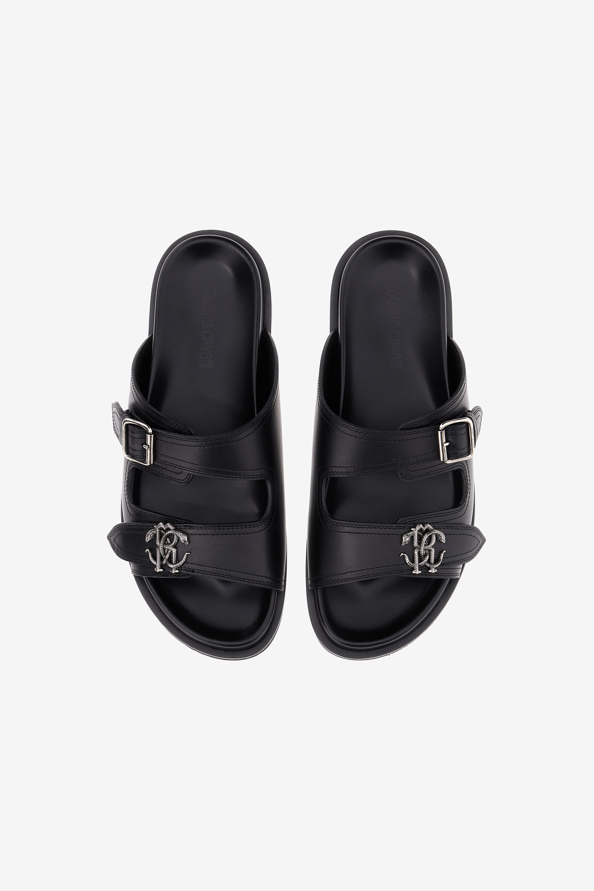 RC Flat sandals Schwarz SRS064-PZA12
