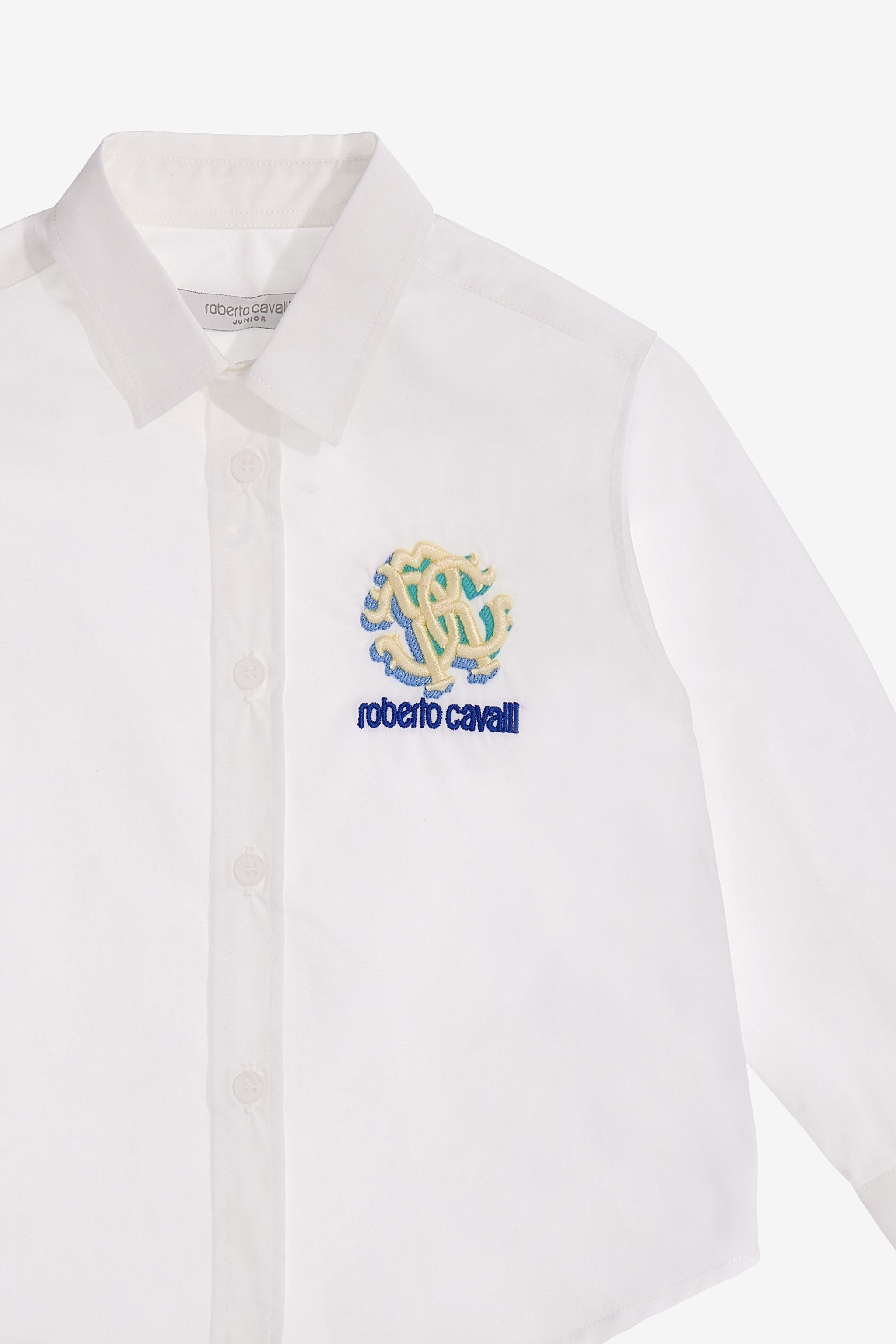 JU Camicia con Logo Bianco SJT701-CH004