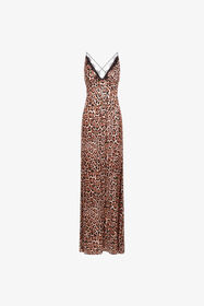 ${brand} Slip dress with Leopard print ${colorDescription} ${masterID}