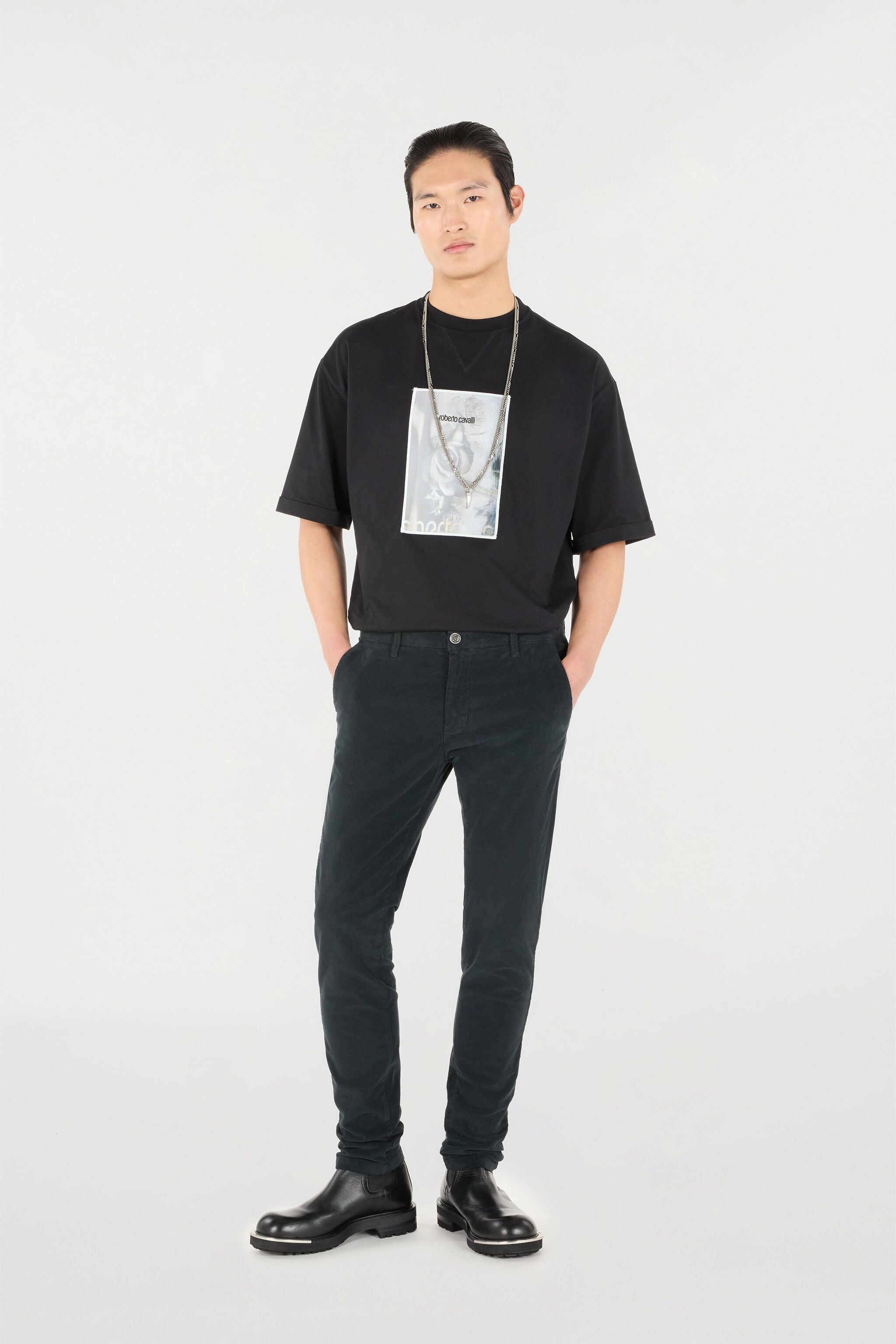 RC Straight-Leg Pants Black POT20B-VL002